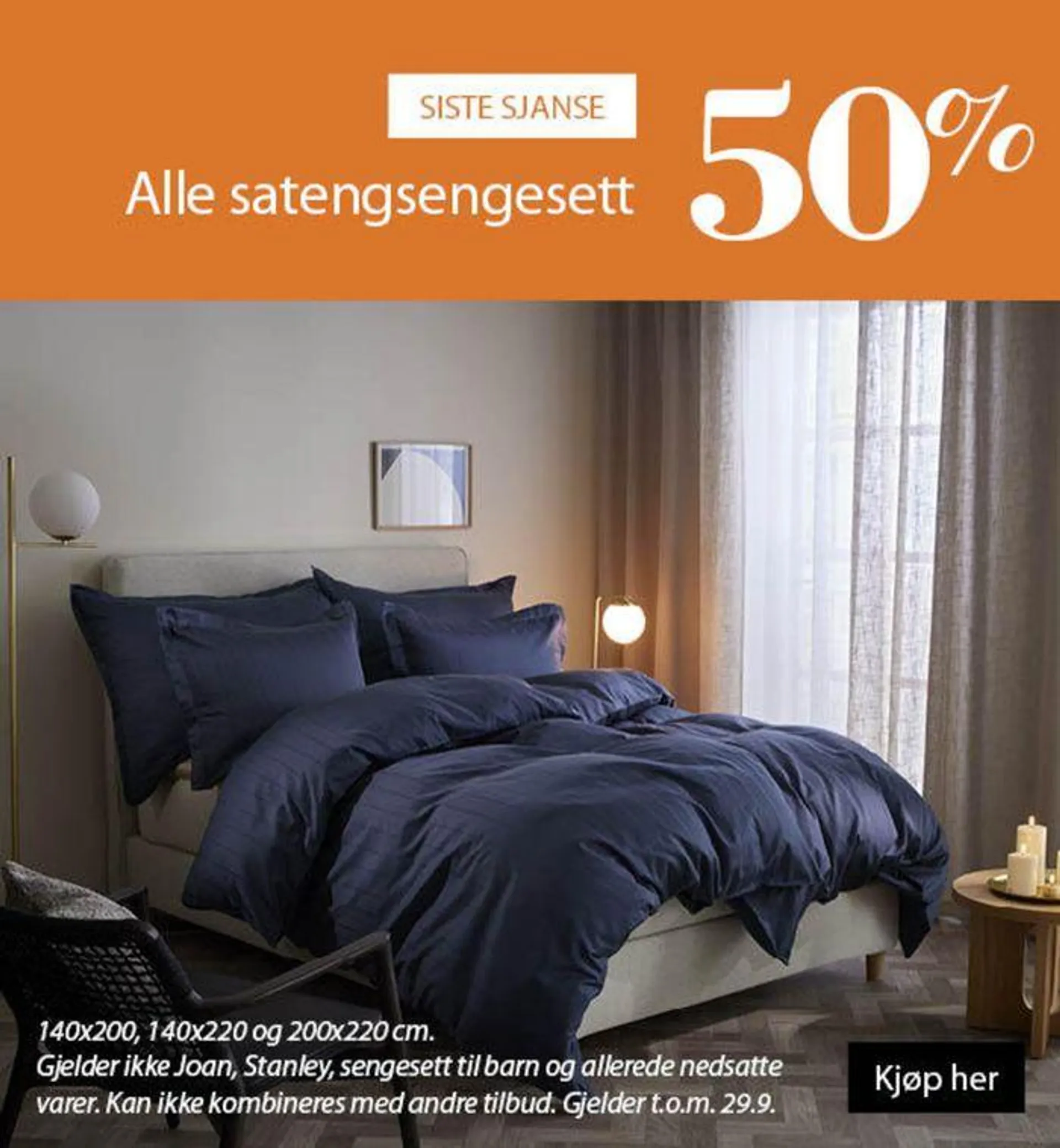 Princess alle satengsengesett 50%  - 1