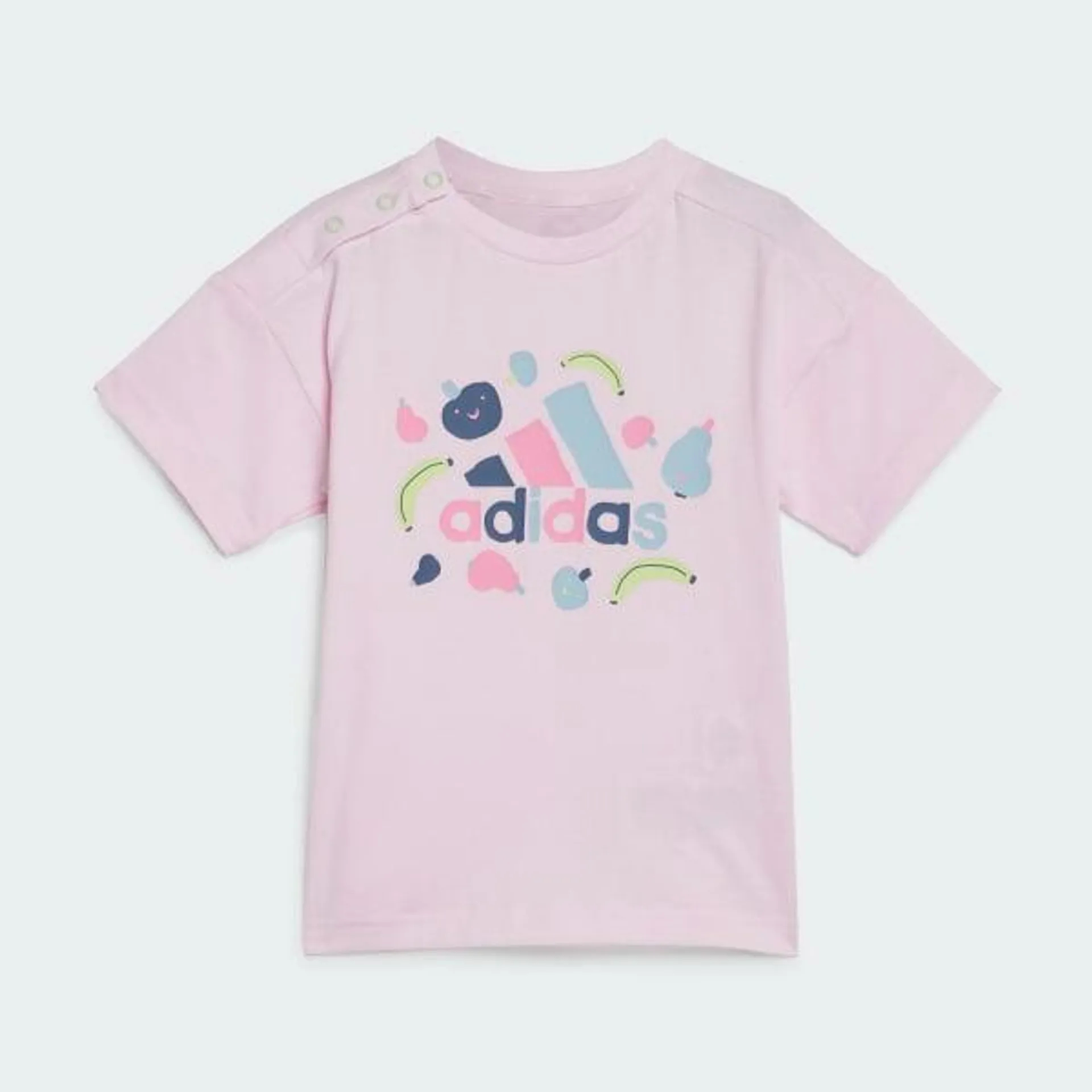 Essentials Allover Print Tee Set Kids