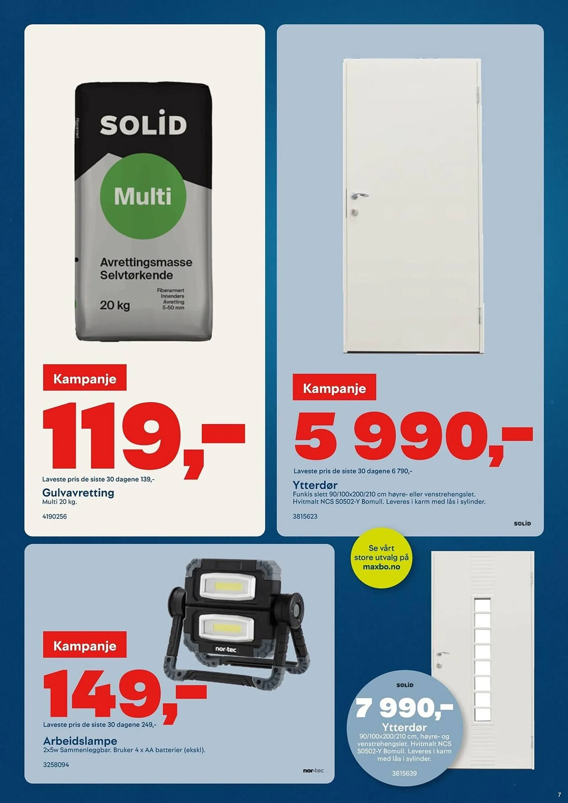 Maxbo Kundeavis fra 2. september til 25. september 2024 - kundeavisside 7
