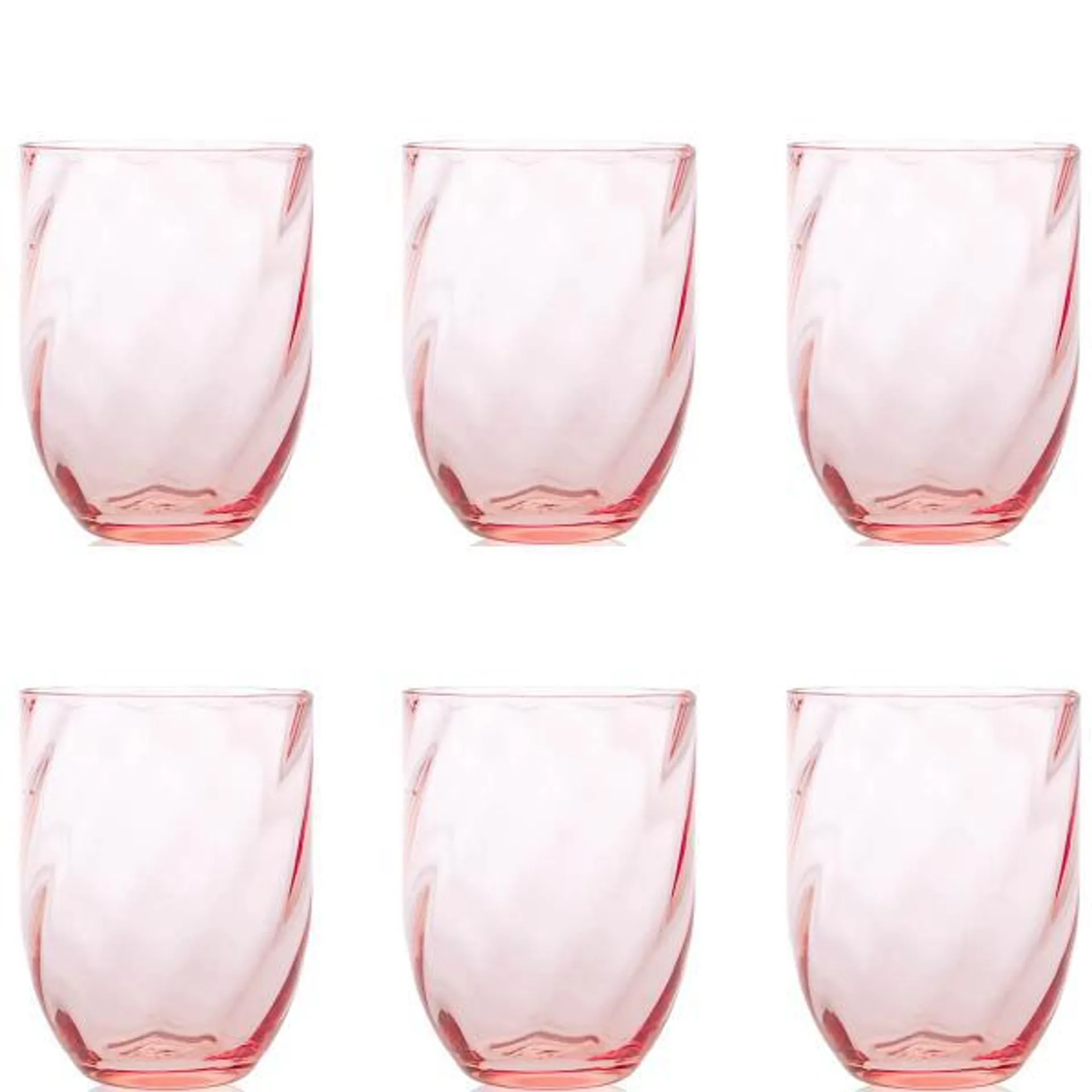 Marika glass 20 cl 6 stk rosaline