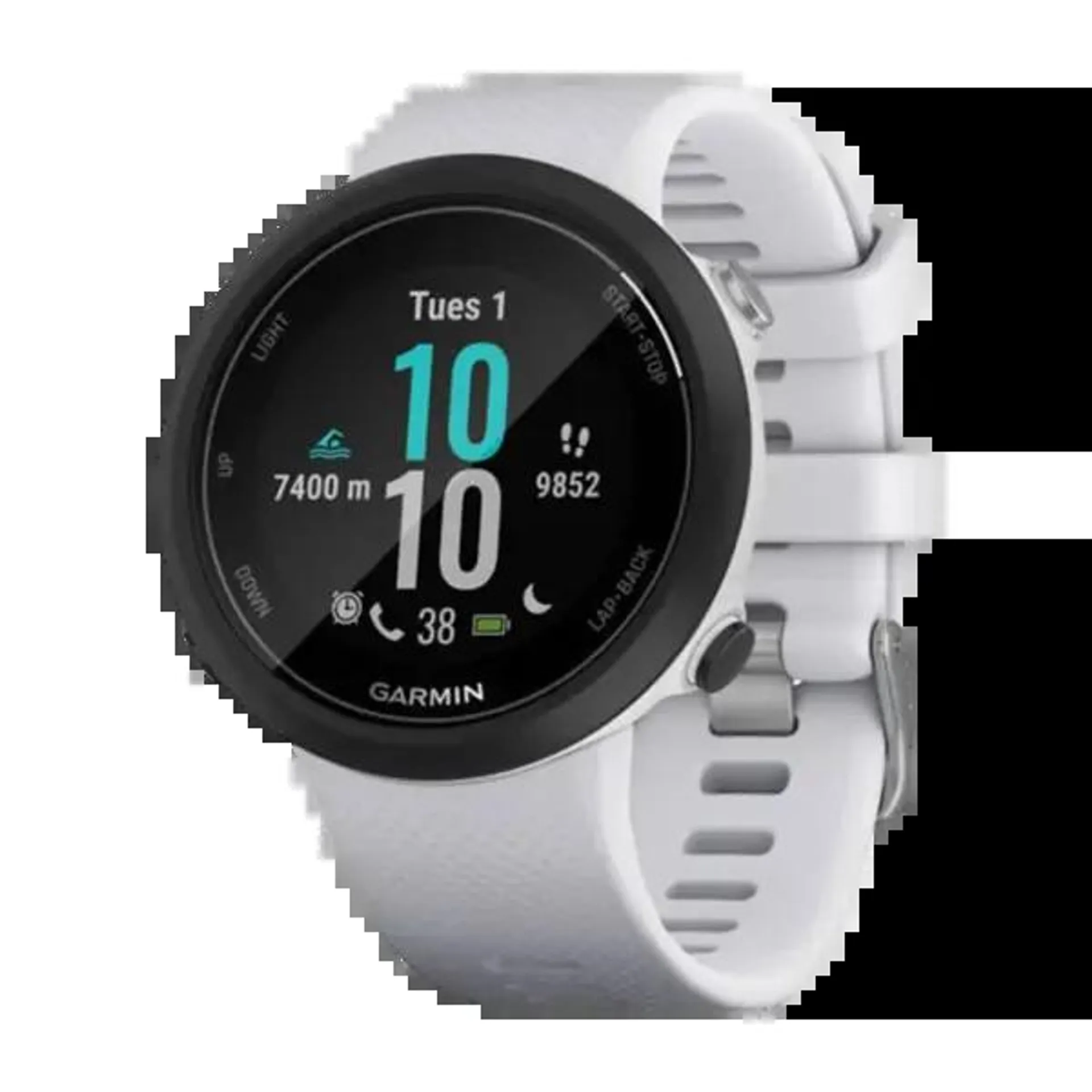 GARMIN SWIM 2 SPORTSKLOKKE HVIT