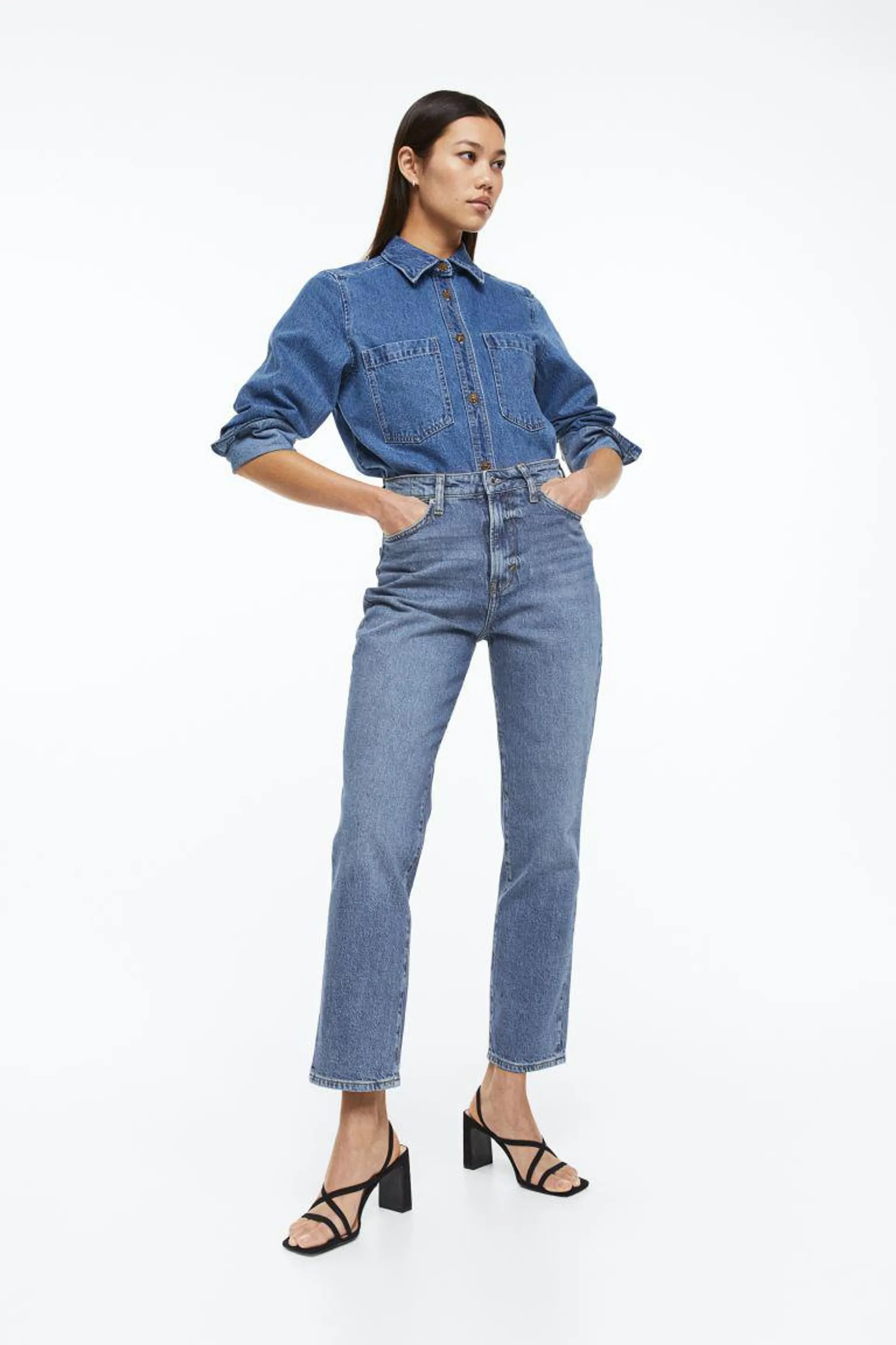Mom Ultra High Ankle Jeans