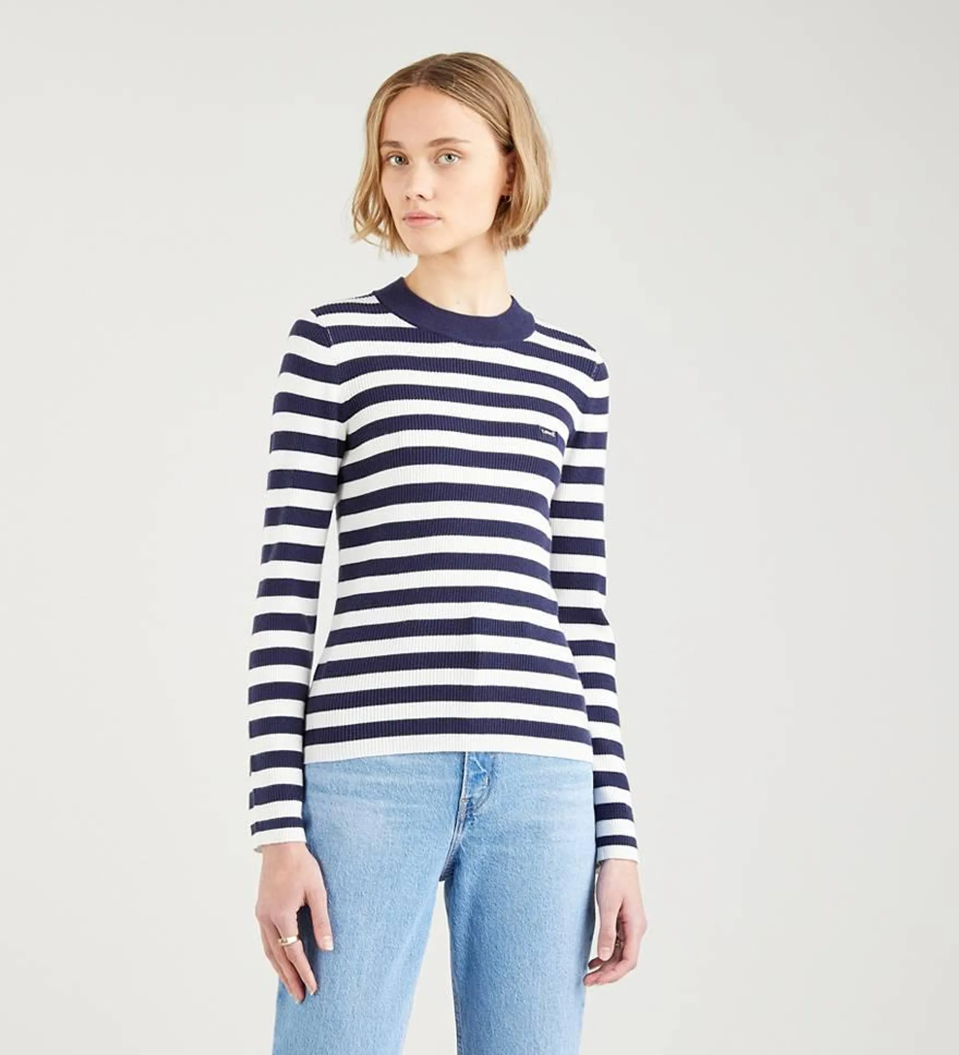 Crew Rib Sweater