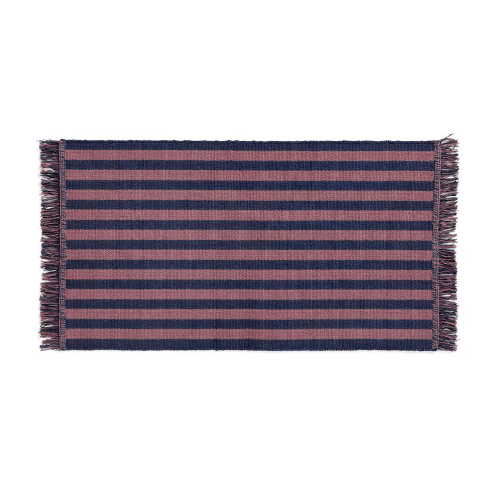 Stripes and Stripes Dørmatte Navy Cacao