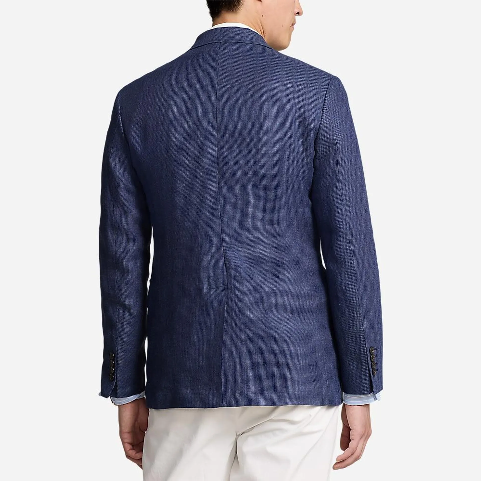 Polo Soft Modern Tick-Weave Suit Jacket - Navy/Blue