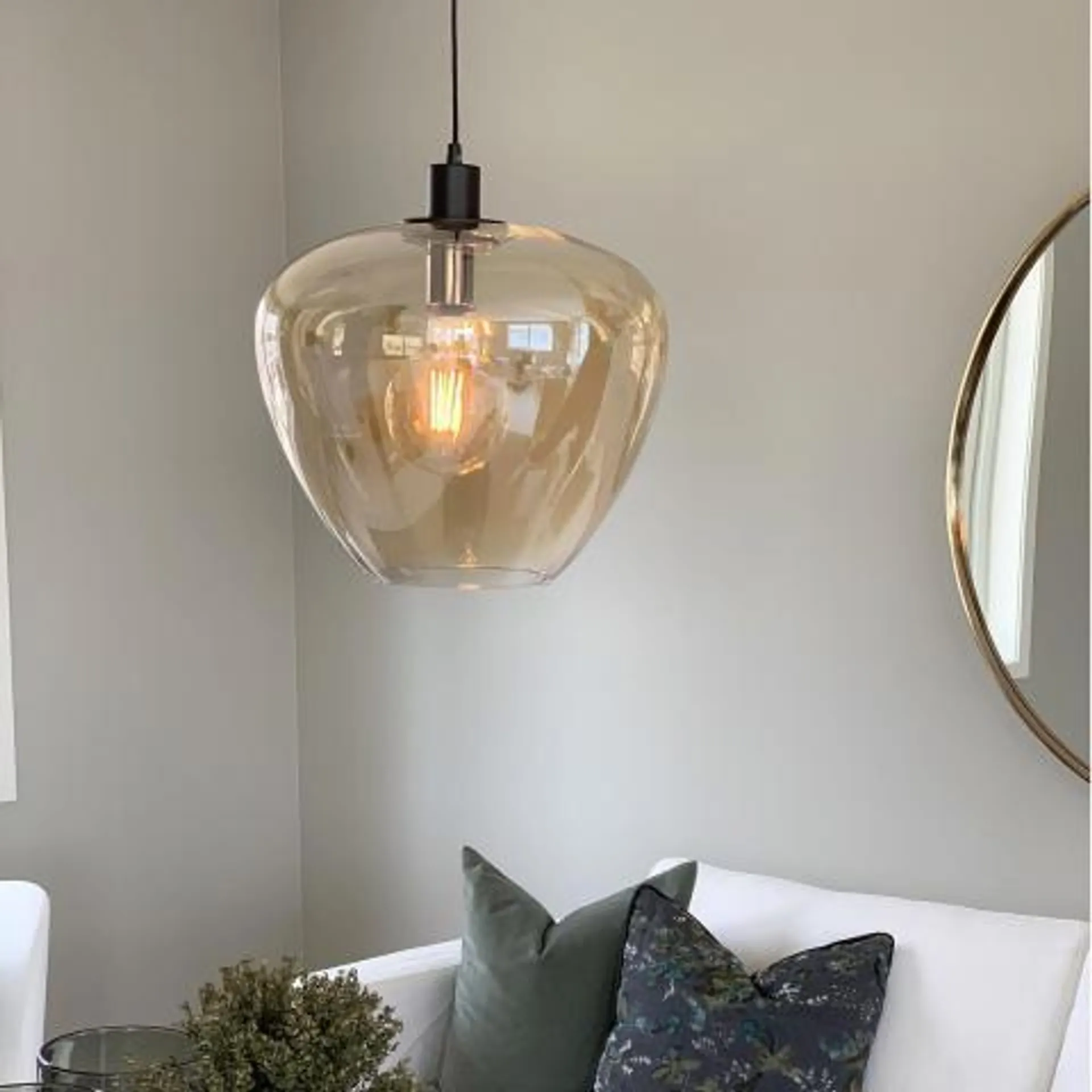 Kelly taklampe Nova Life Gylden