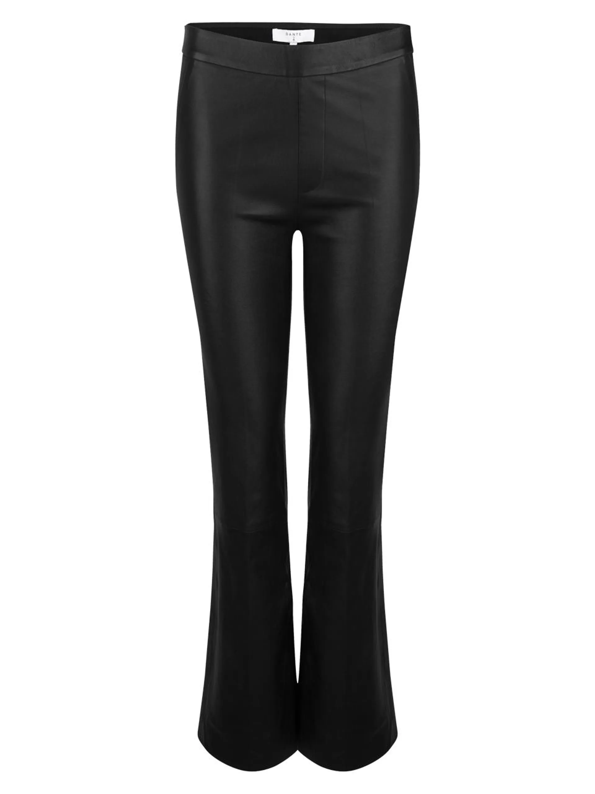 TYSON CROP FLARE LEATHER PANTS Sort