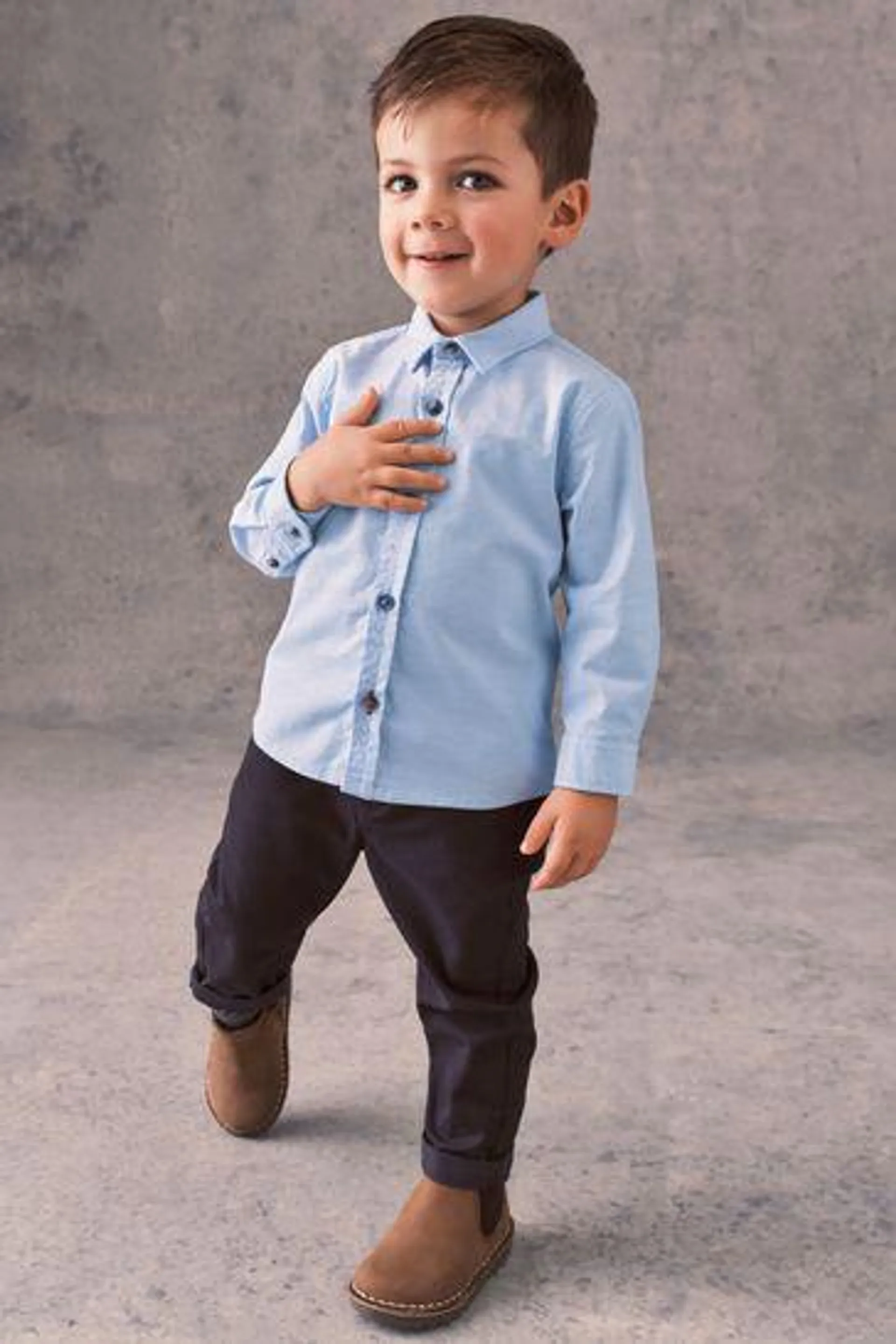 Trimmed Oxford Shirt (3mths-7yrs)