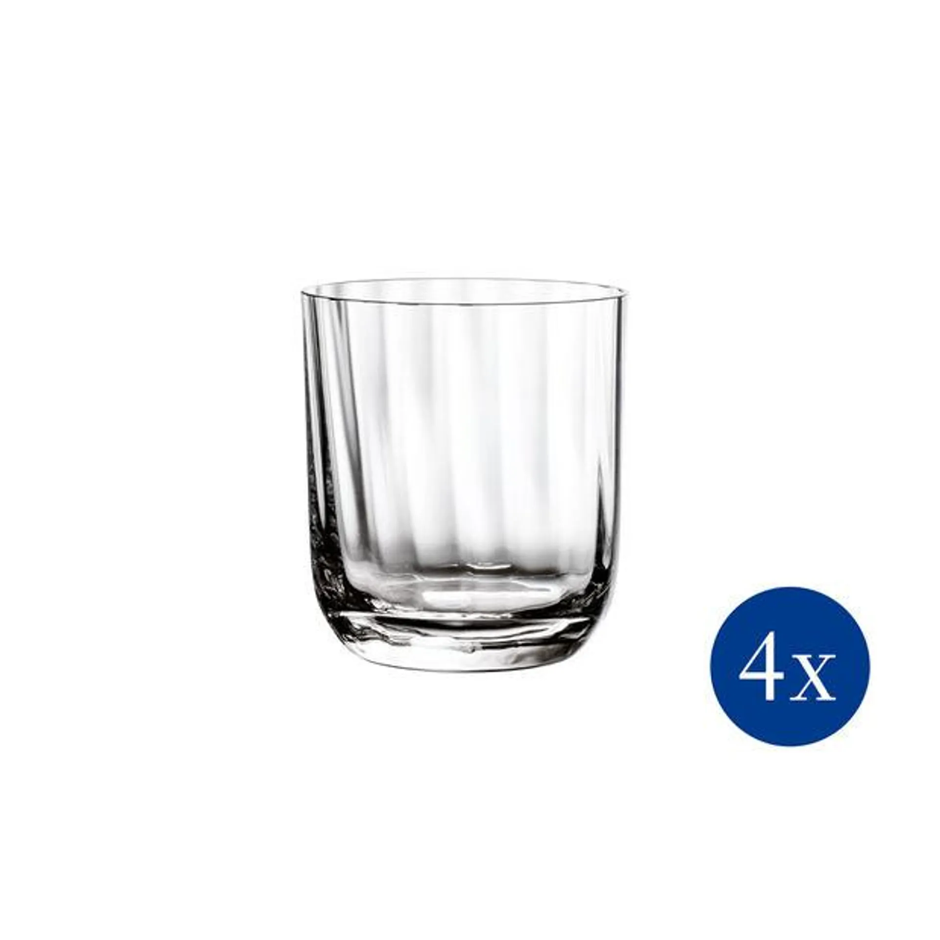 Rose Garden Water glass, Set 4pcs 94mm