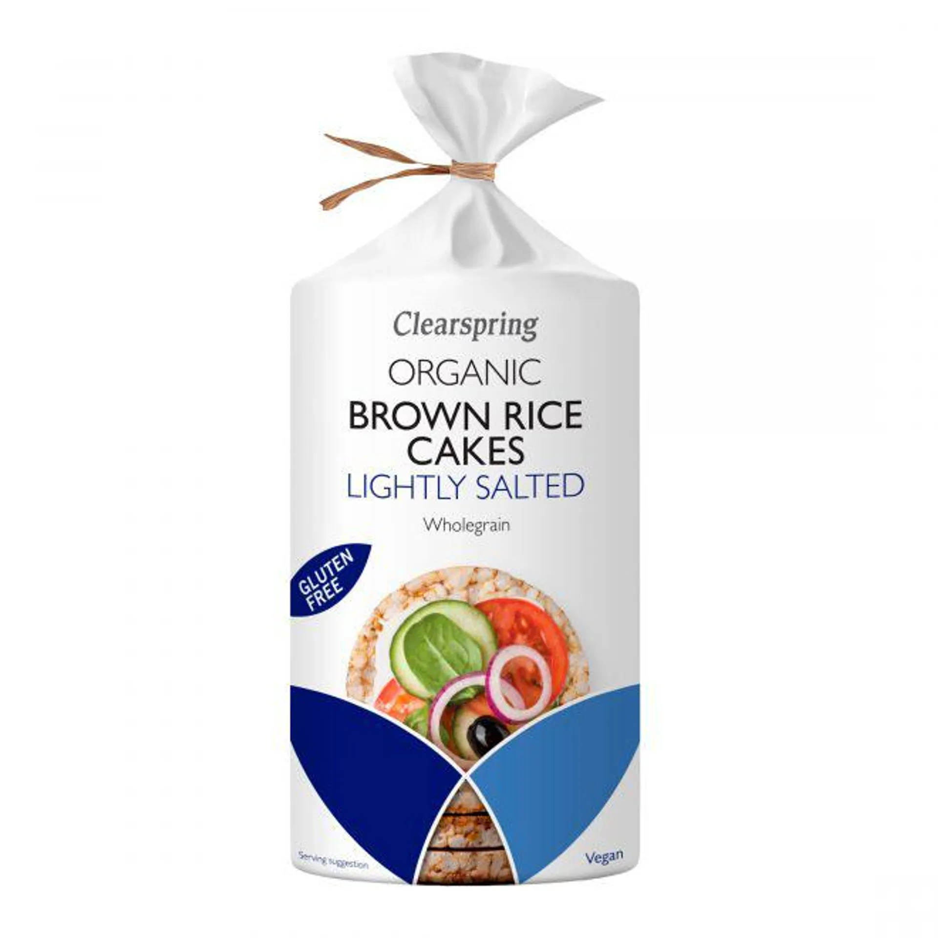 Clearspring fullkornsris riskaker lett saltet 120 g