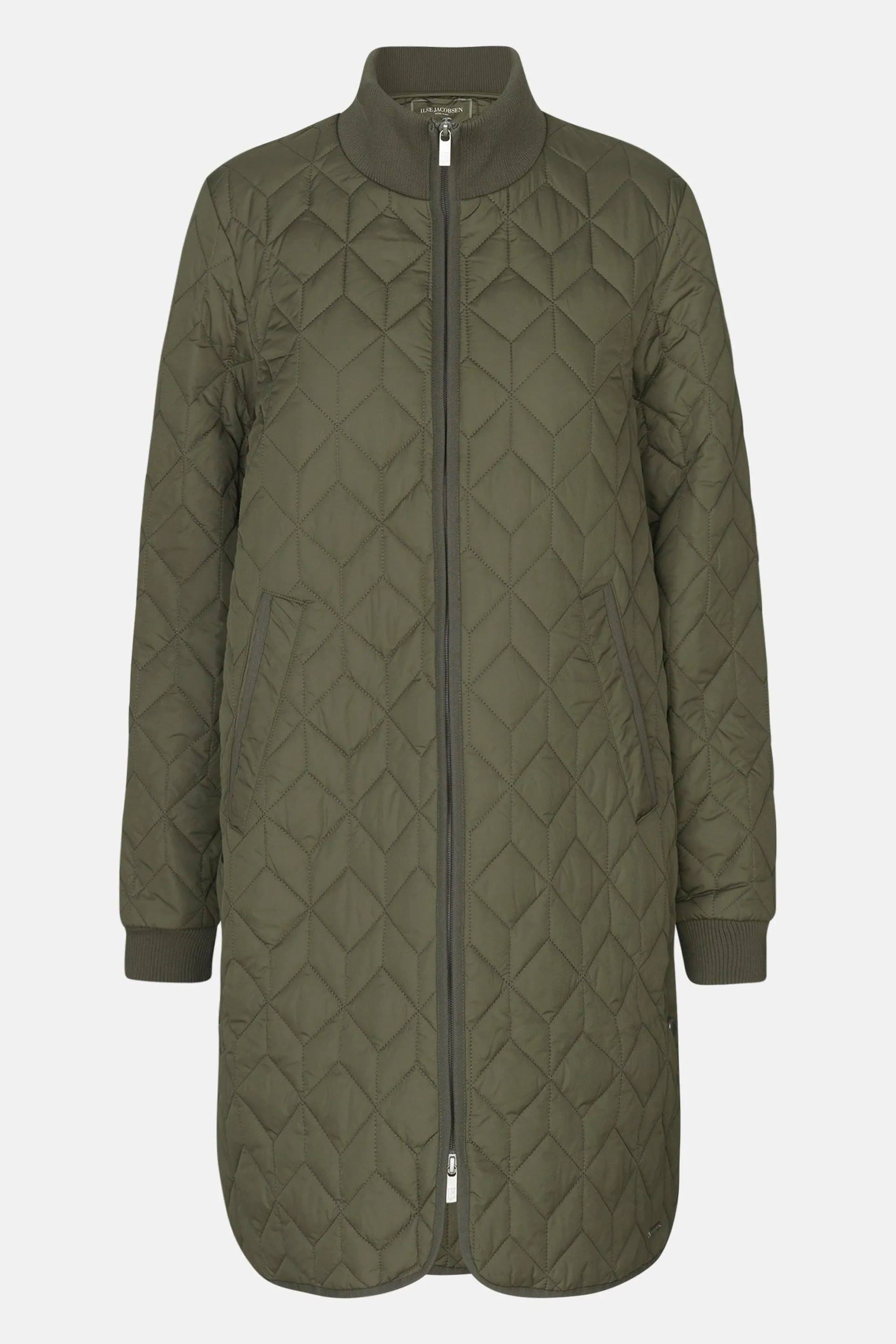 Padded Quilt Coat - Army