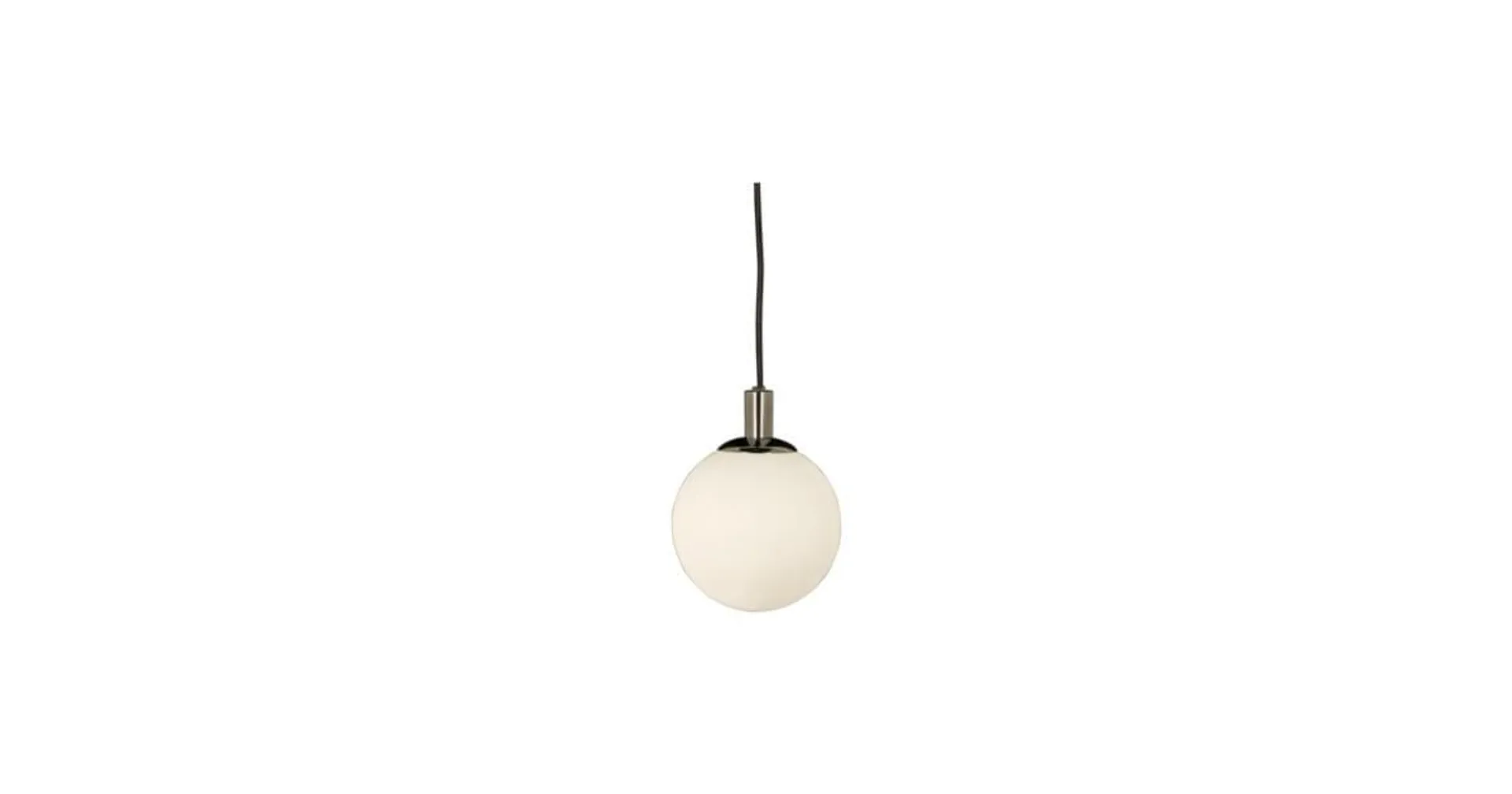 Baderomslampe lido krom/hvit 40w e14