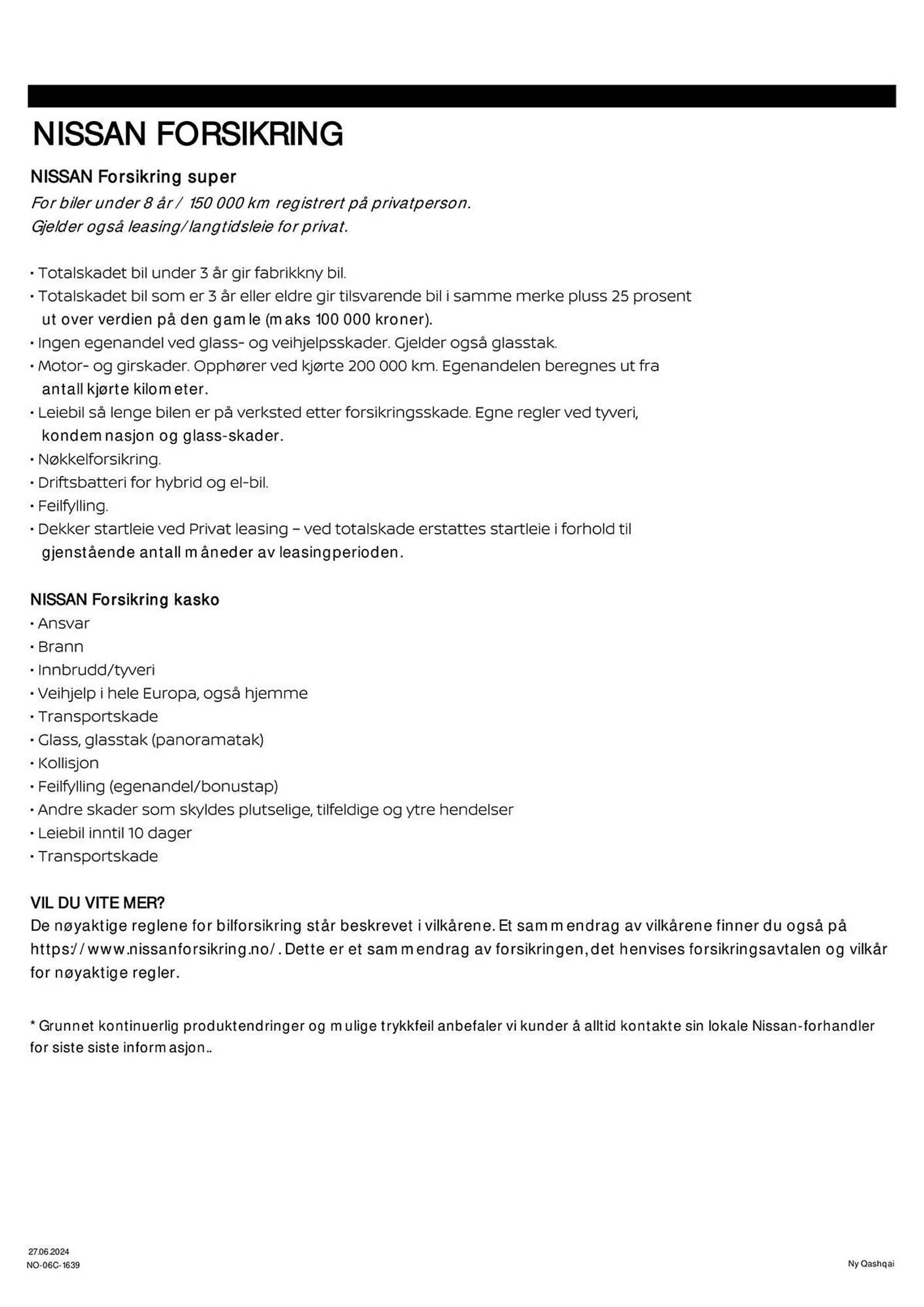 Nissan Kundeavis fra 3. juli til 3. juli 2025 - kundeavisside 14