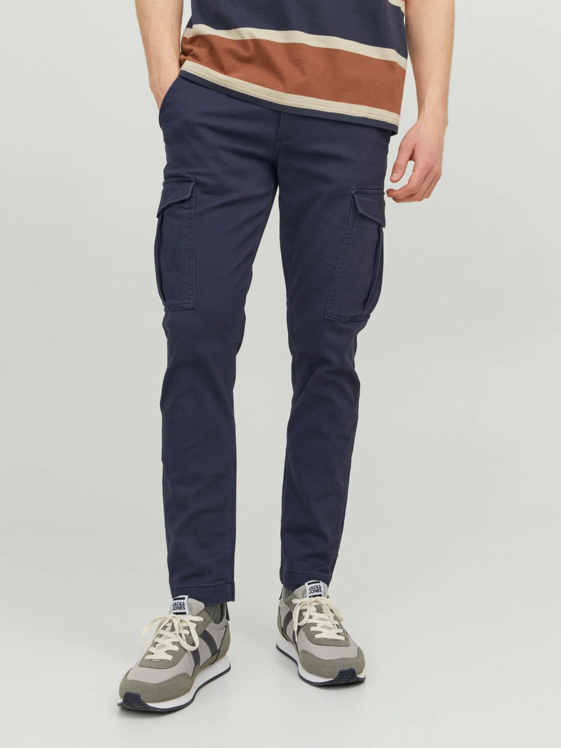 2-pakning Slim Fit Cargobukse