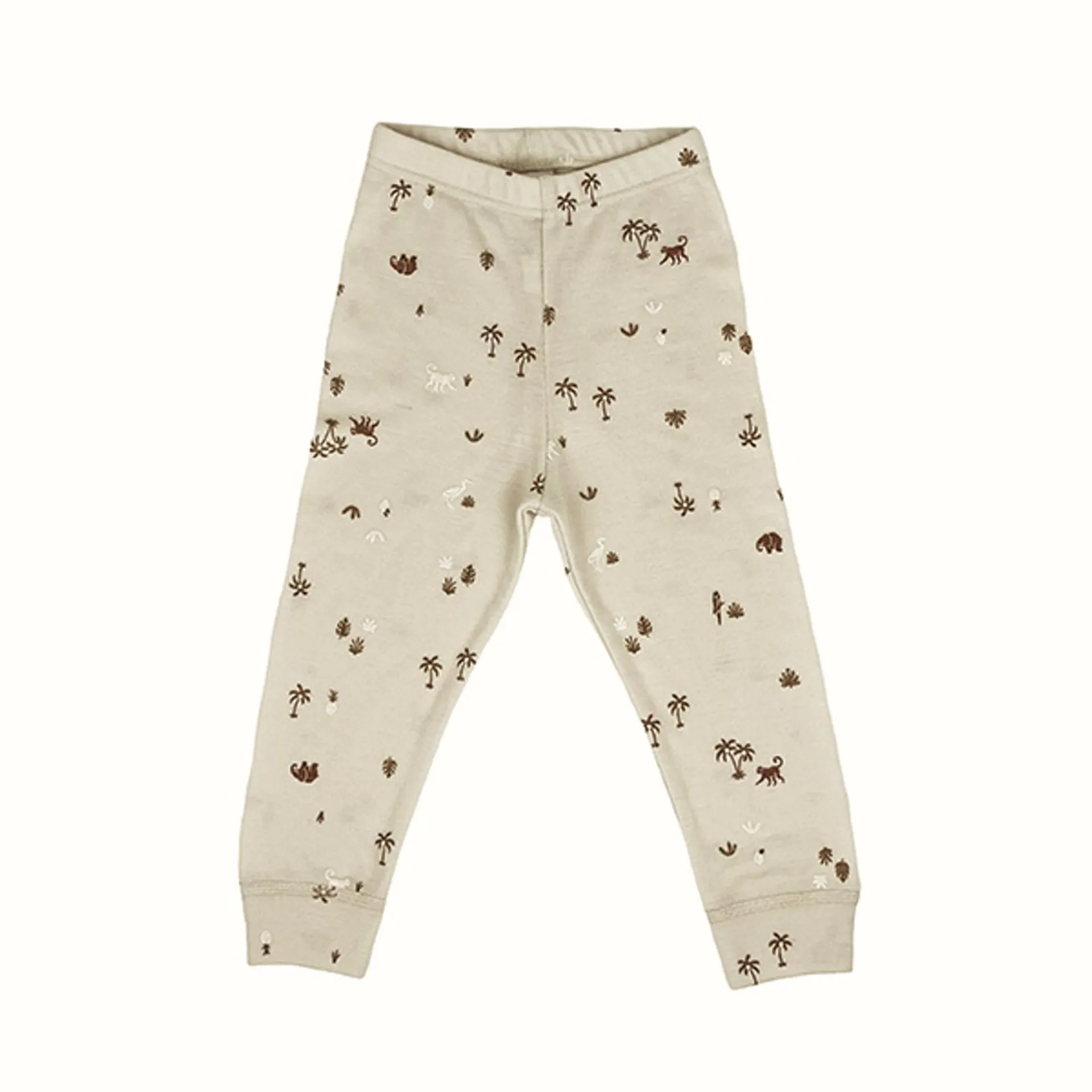 Rondane | Leggings | Ull | Beige Monkey