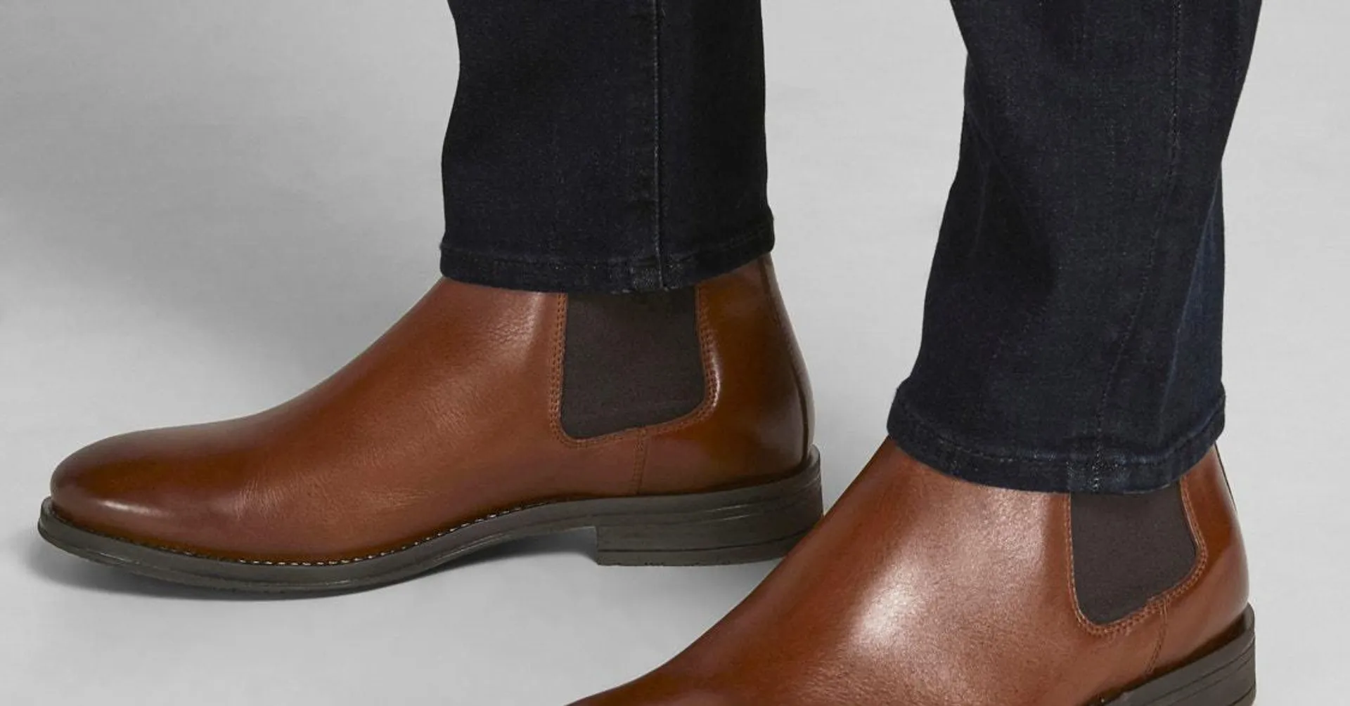 Lær Chelsea-boots