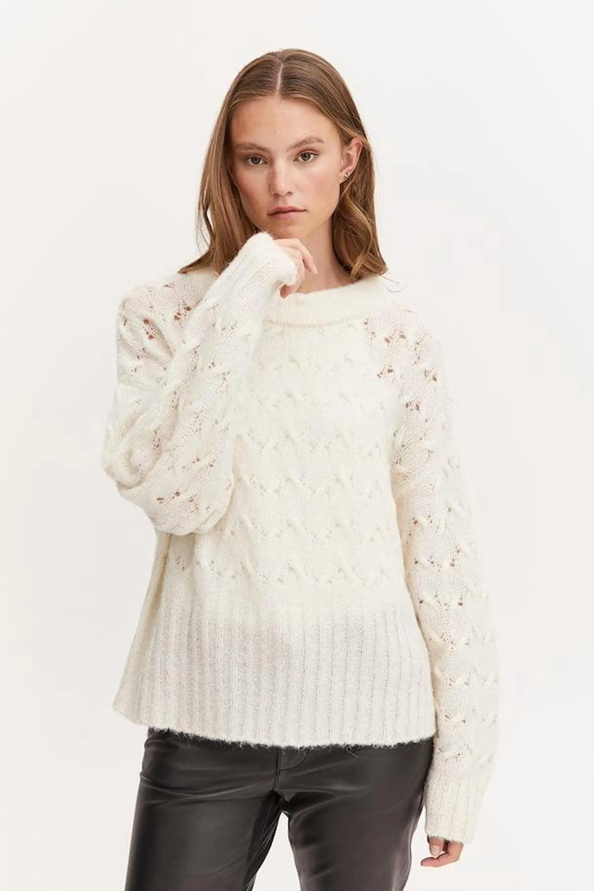 Strikket pullover