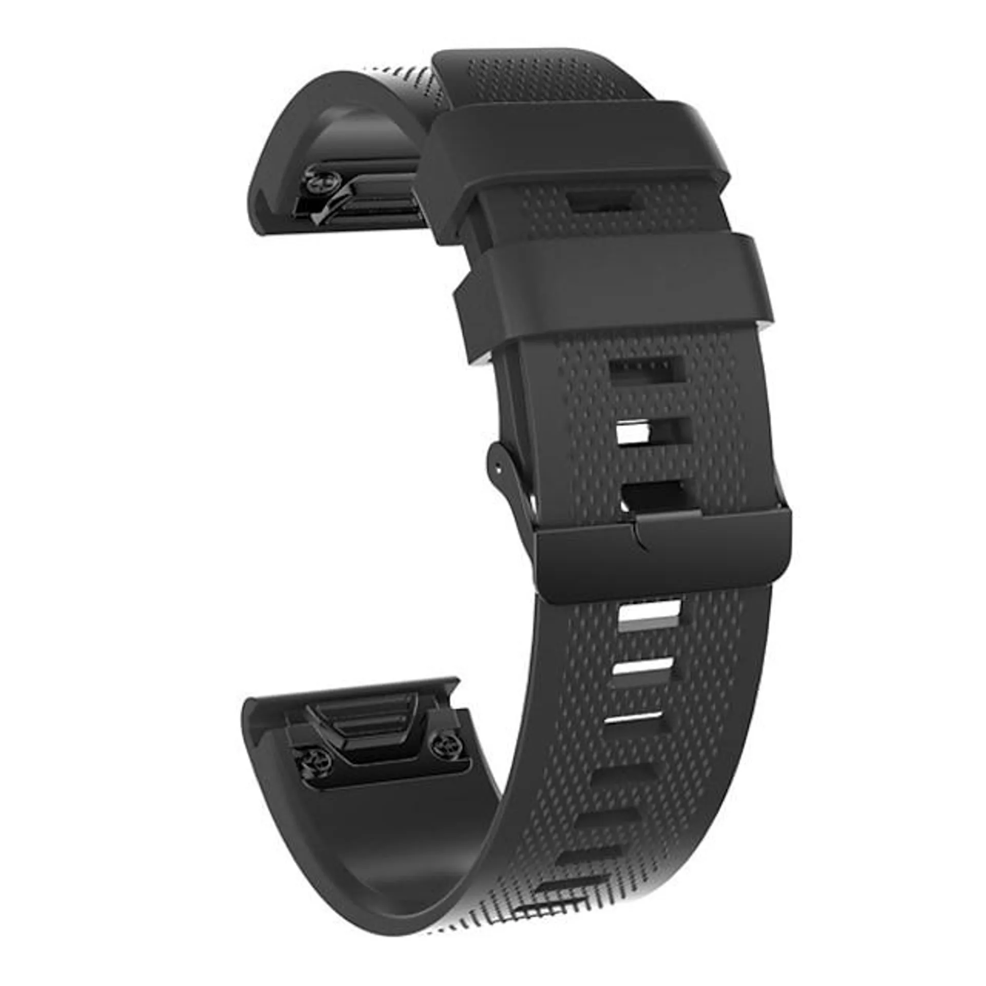 Klokkerem til Garmin MARQ Descent G1 Fenix 7S Sapphire Solar / 6S Pro / 5S Plus Fenix 7 Sapphire Solar / 6 Pro / 5 Plus Forerunner 935 945 Silikon Erstatning Stropp Quick Fit 20 22 26mm Pustende