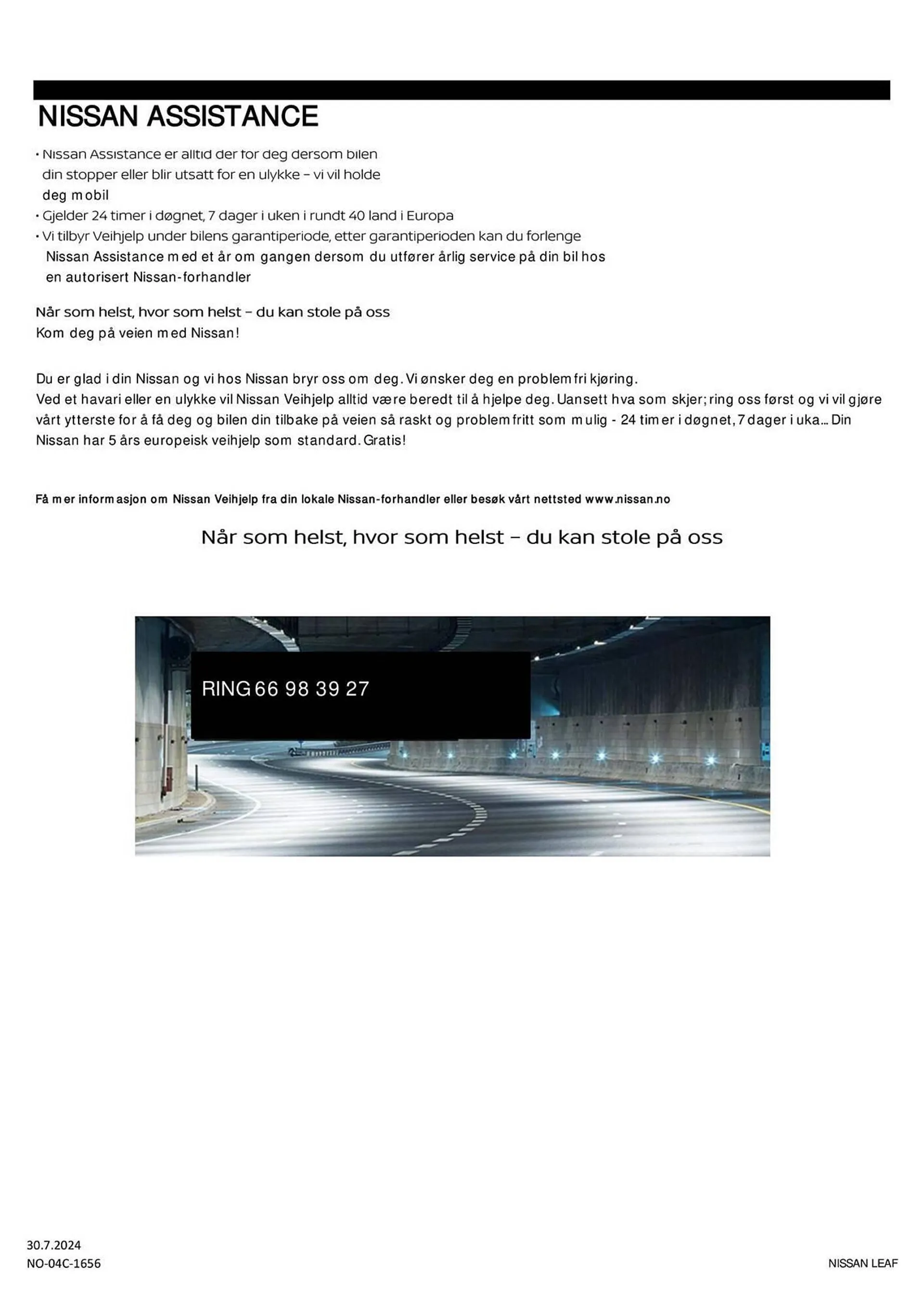 Nissan Kundeavis fra 31. juli til 31. juli 2025 - kundeavisside 13