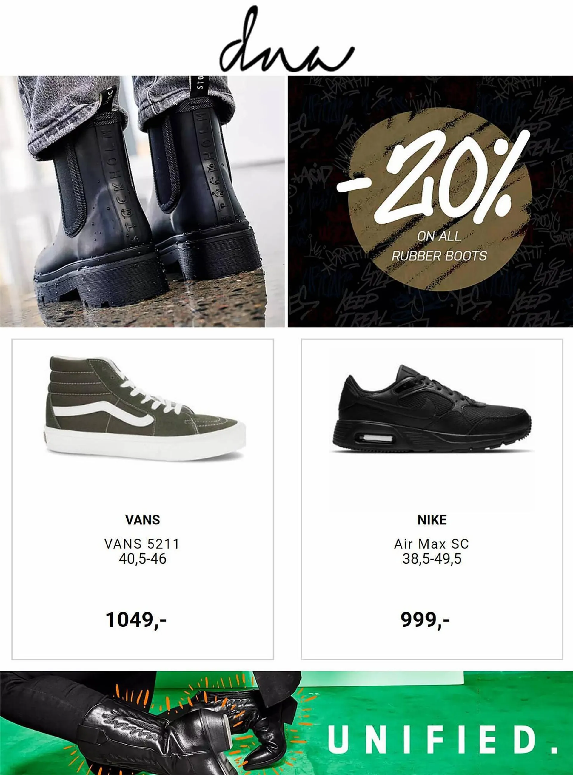 Dna Shoes Kundeavis fra 4. september til 4. oktober 2023 - kundeavisside 1