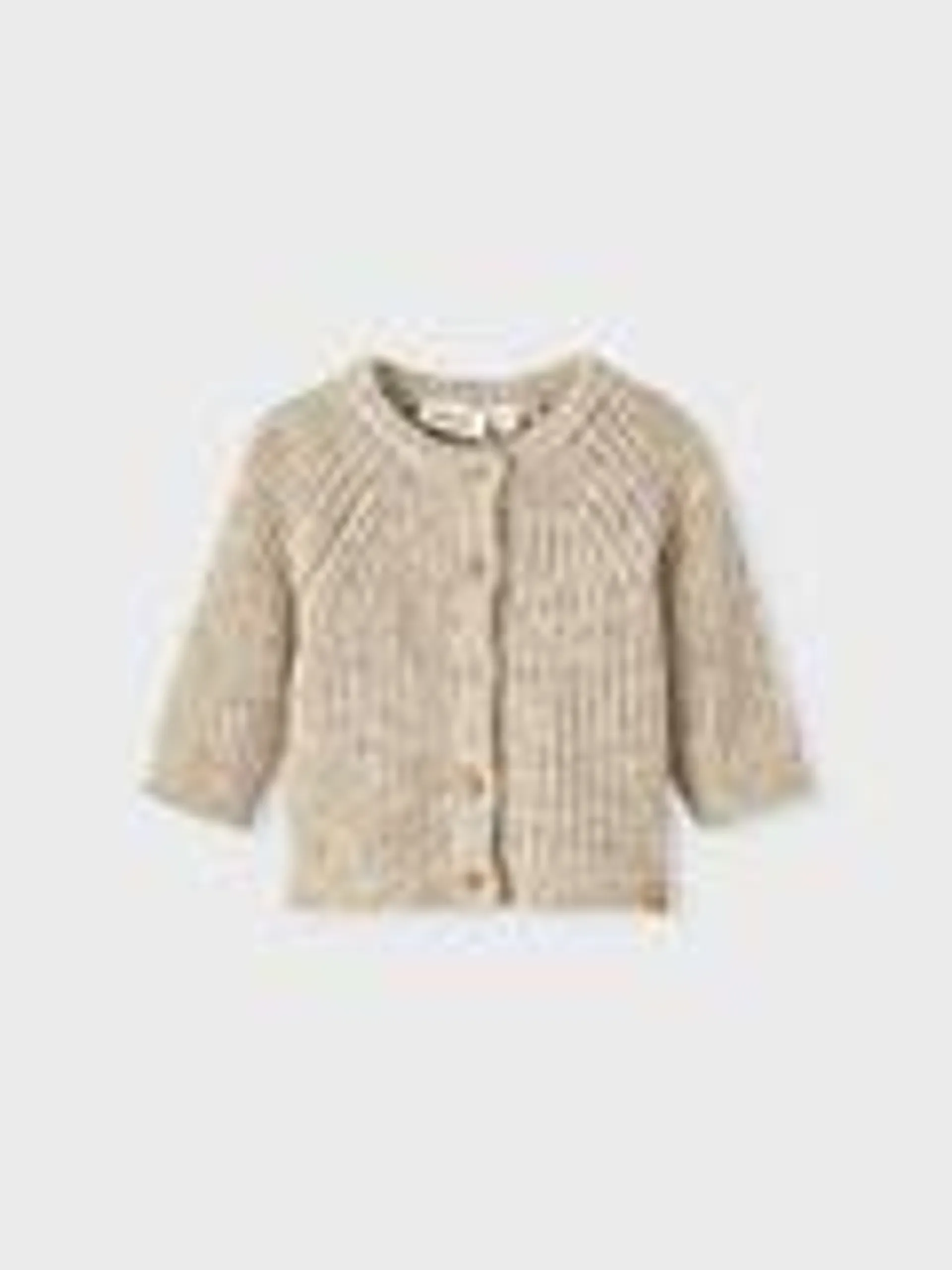 LANGERMET STRIKKET CARDIGAN