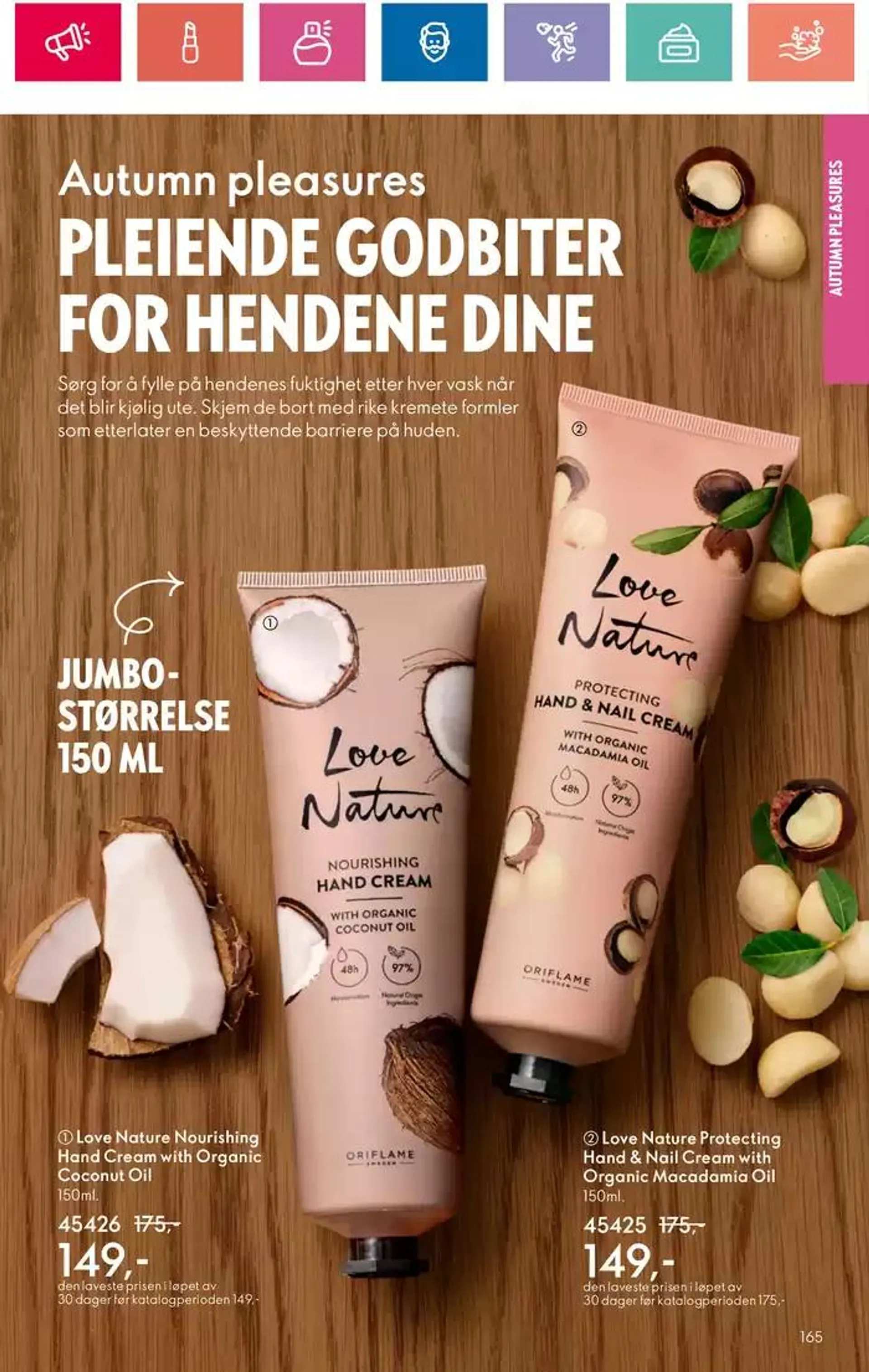 ORIFLAME Kundeavis fra 26. oktober til 9. november 2024 - kundeavisside 165