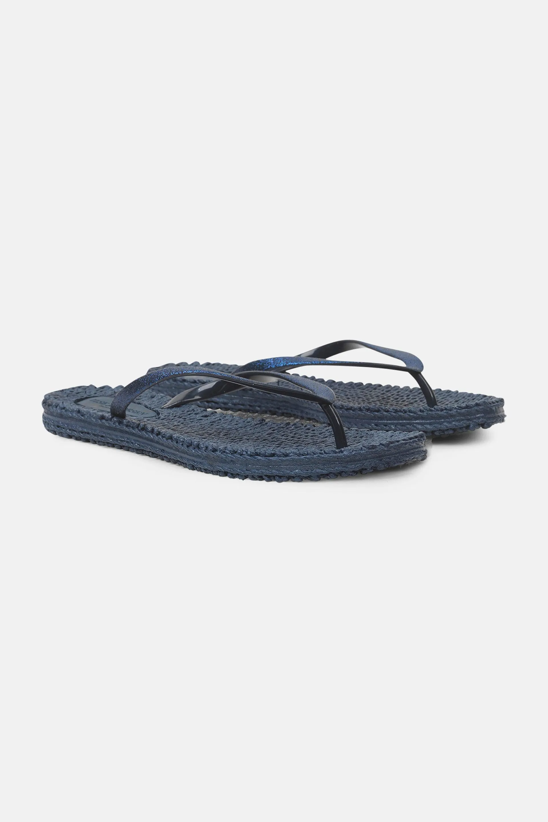 Flip Flop With Glitter - Indigo