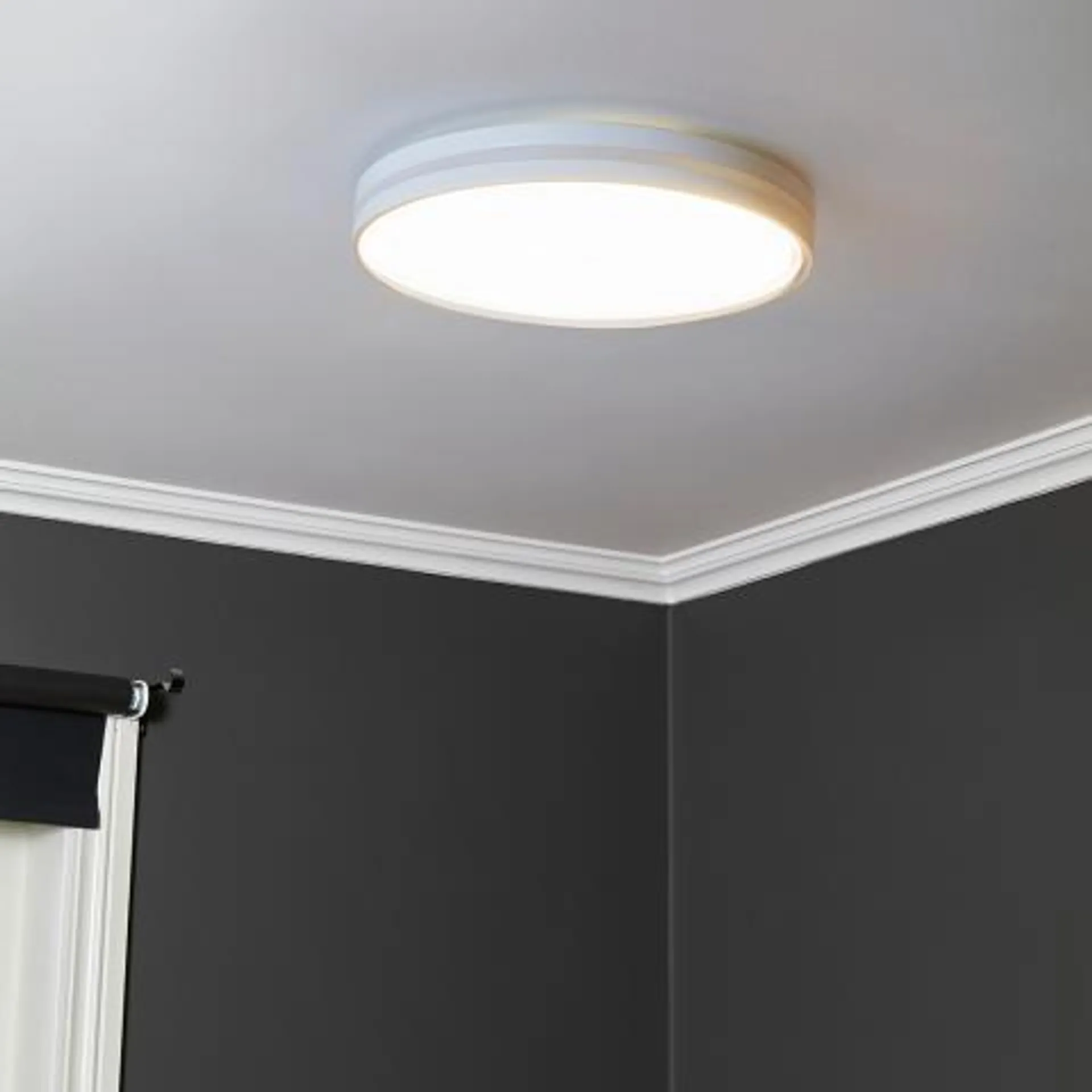 Circle LED plafond Hvit 37cm