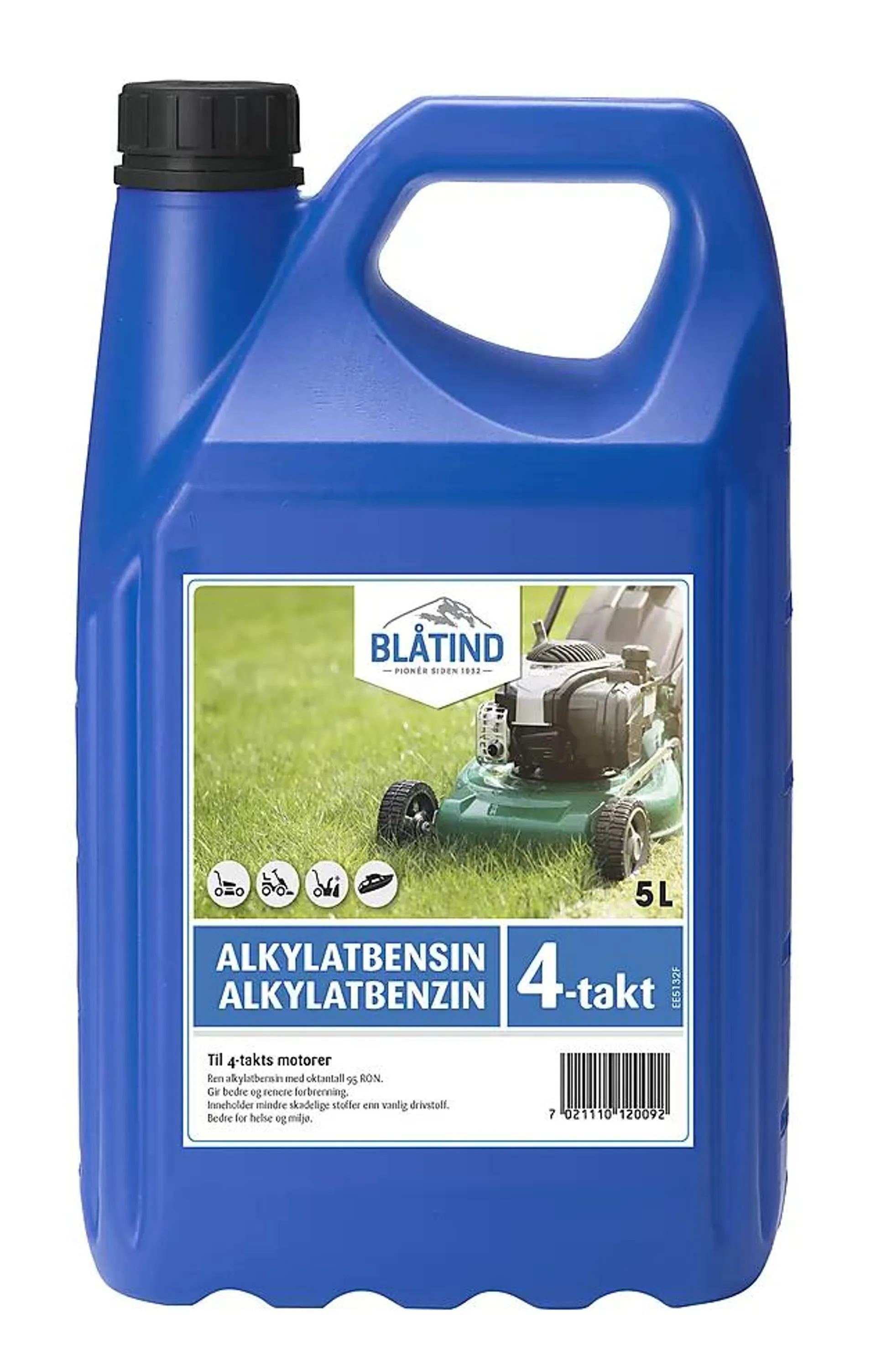 Alkylatbensin 4-takt 5 liter miljøbensin