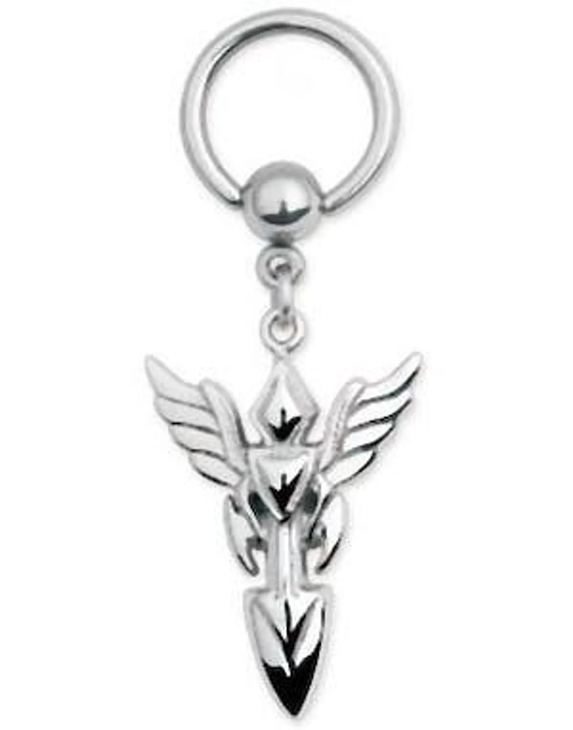 Steel Death Stab BCR Piercing - 1.6 x 10 mm