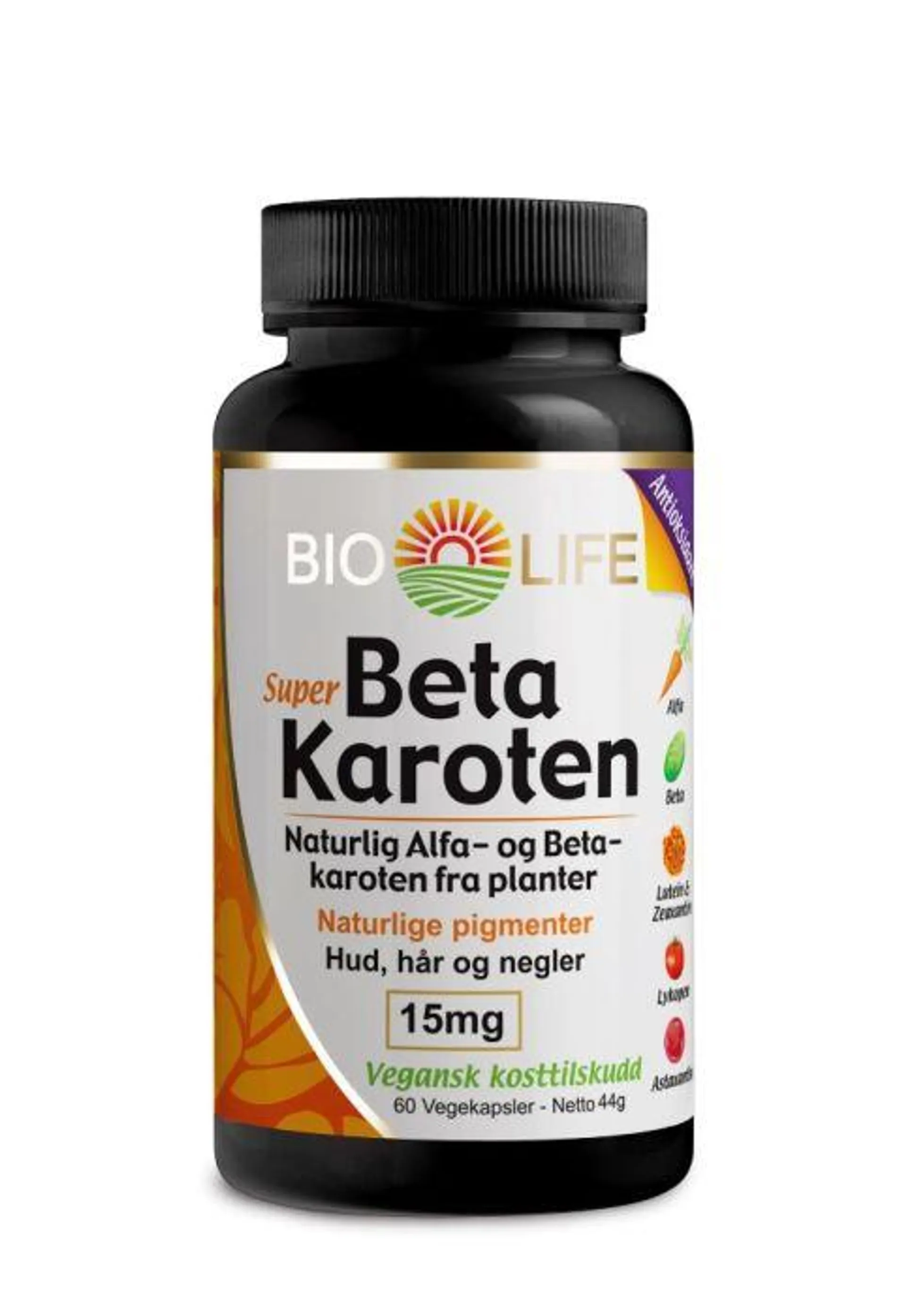 Bio Life Betakaroten 15 mg