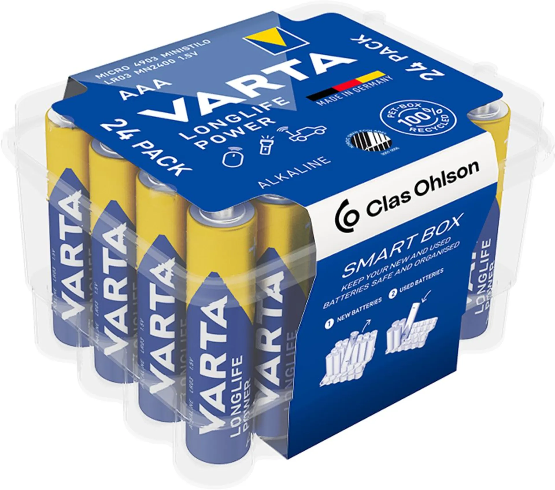 Varta Longlife Power batteri 24 pk