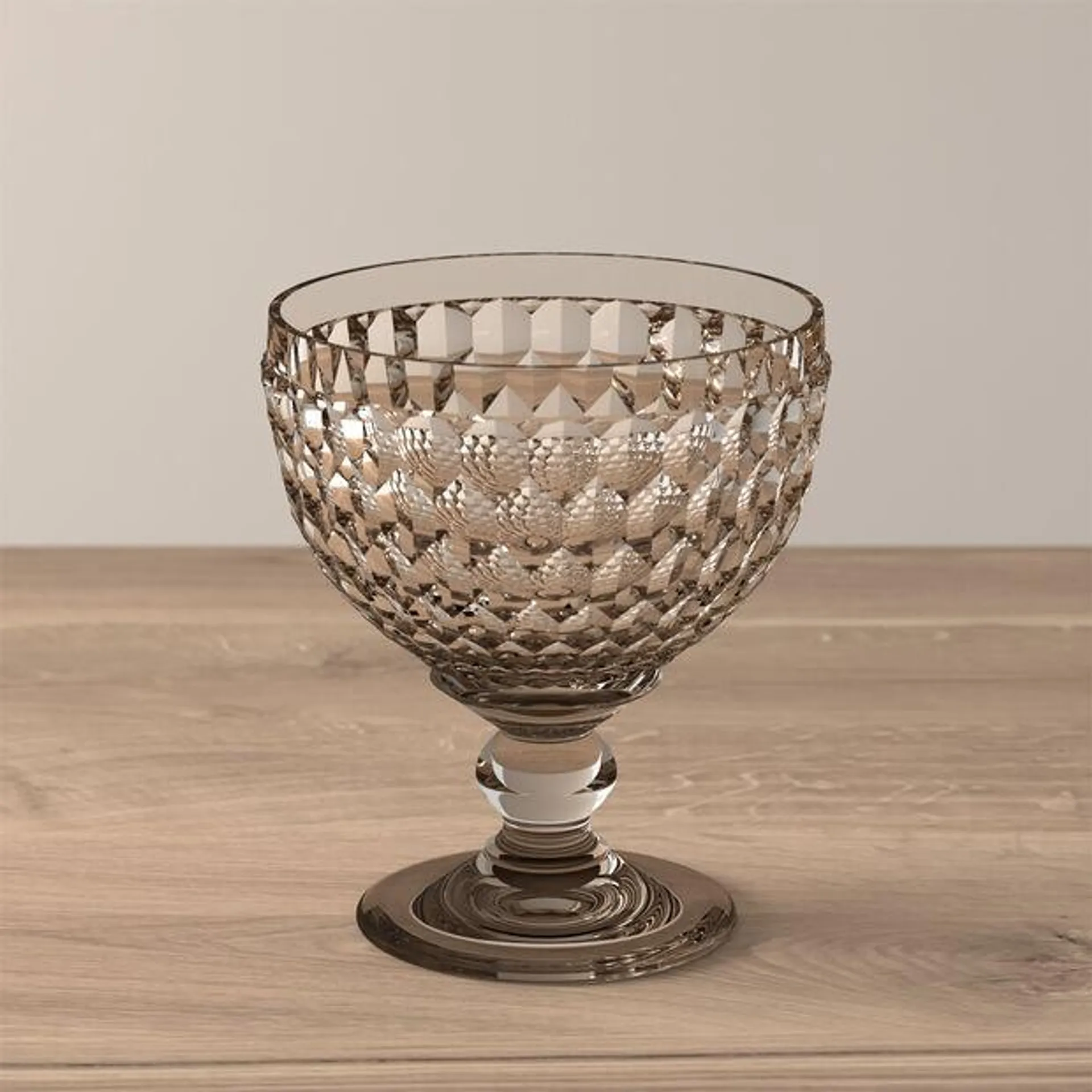 Boston Coloured Champagne coupe/dessert bowl, smoke