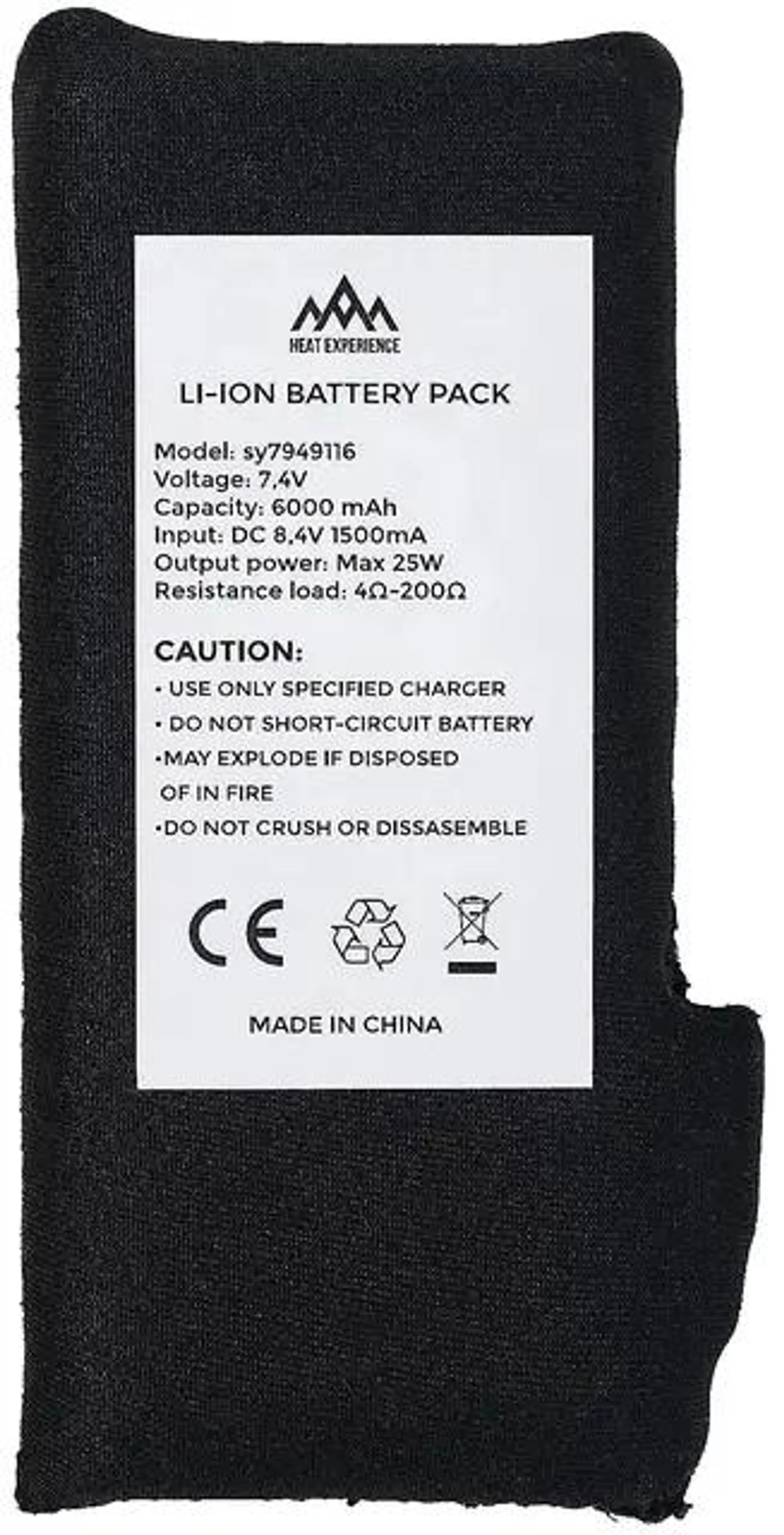 Heat Experience batteri 6000 mAh