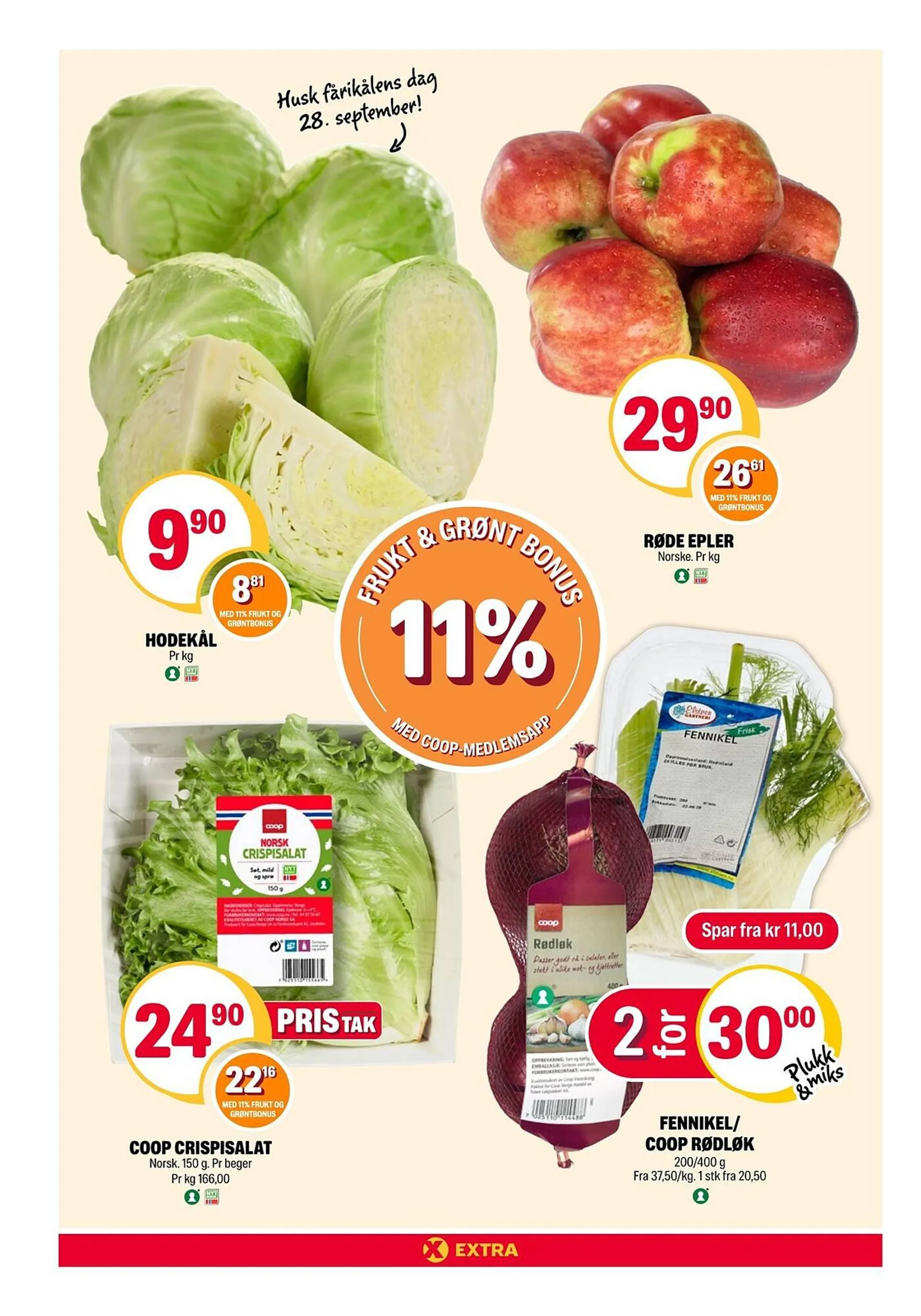 Coop Extra Kundeavis fra 25. september til 30. september 2023 - kundeavisside 4