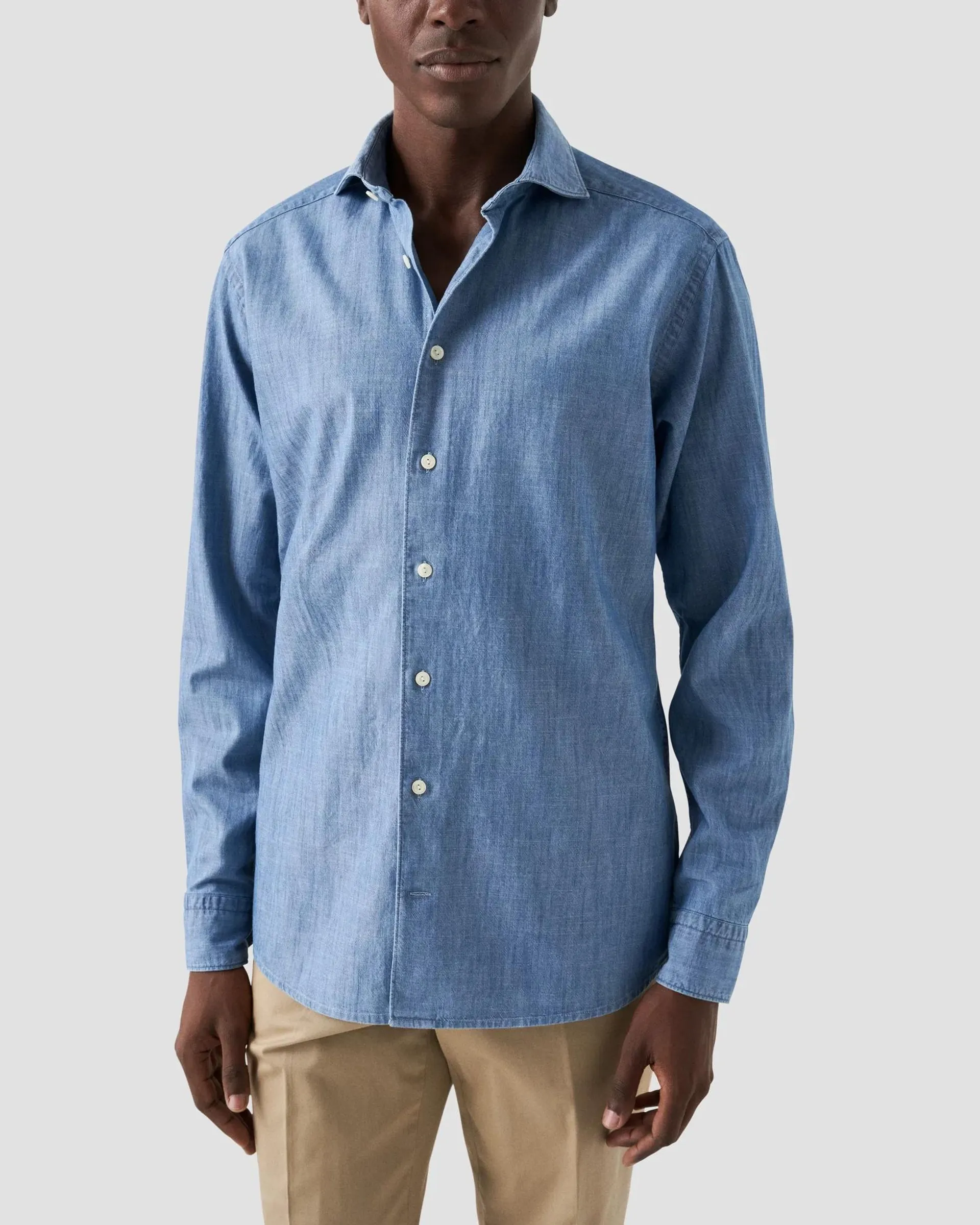 Light Blue Denim Twill Shirt