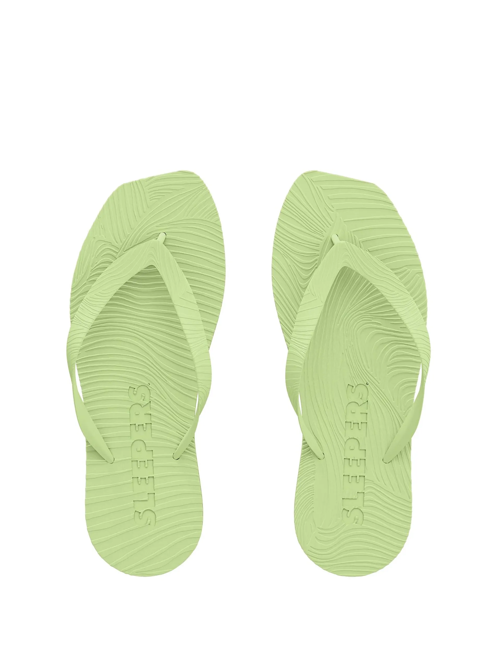 Tapered Platform Flip Flop Sap Green