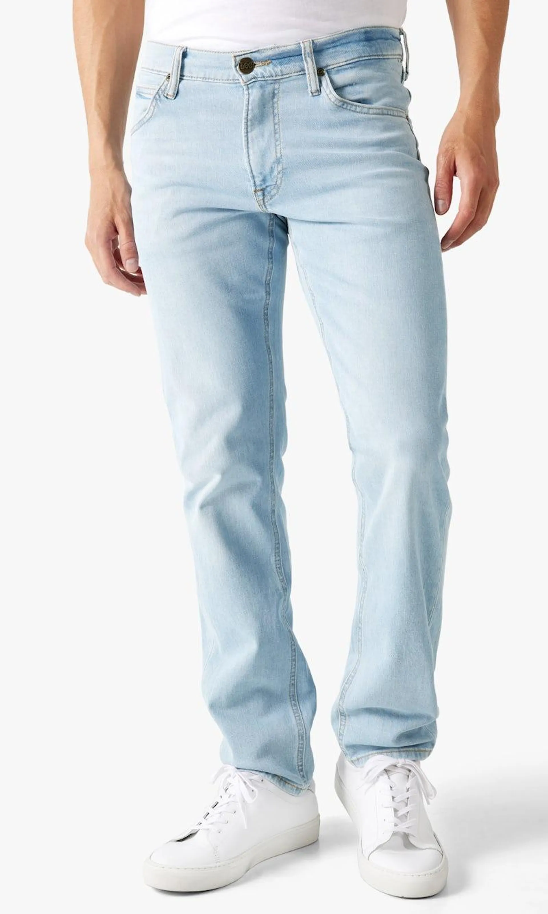 Daren Zipfly Lys Blå Jeans