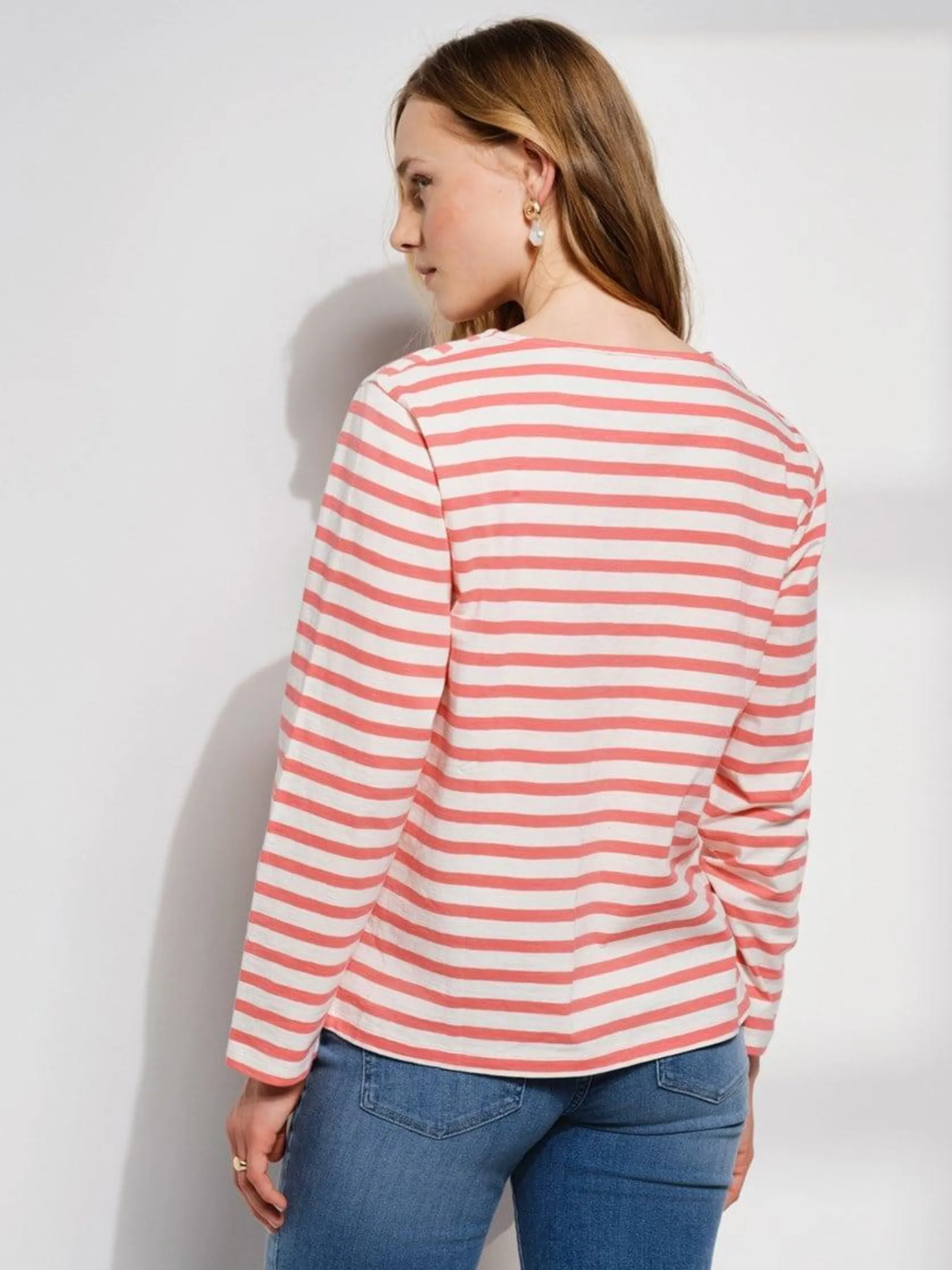 Cille topp Sunkist Coral