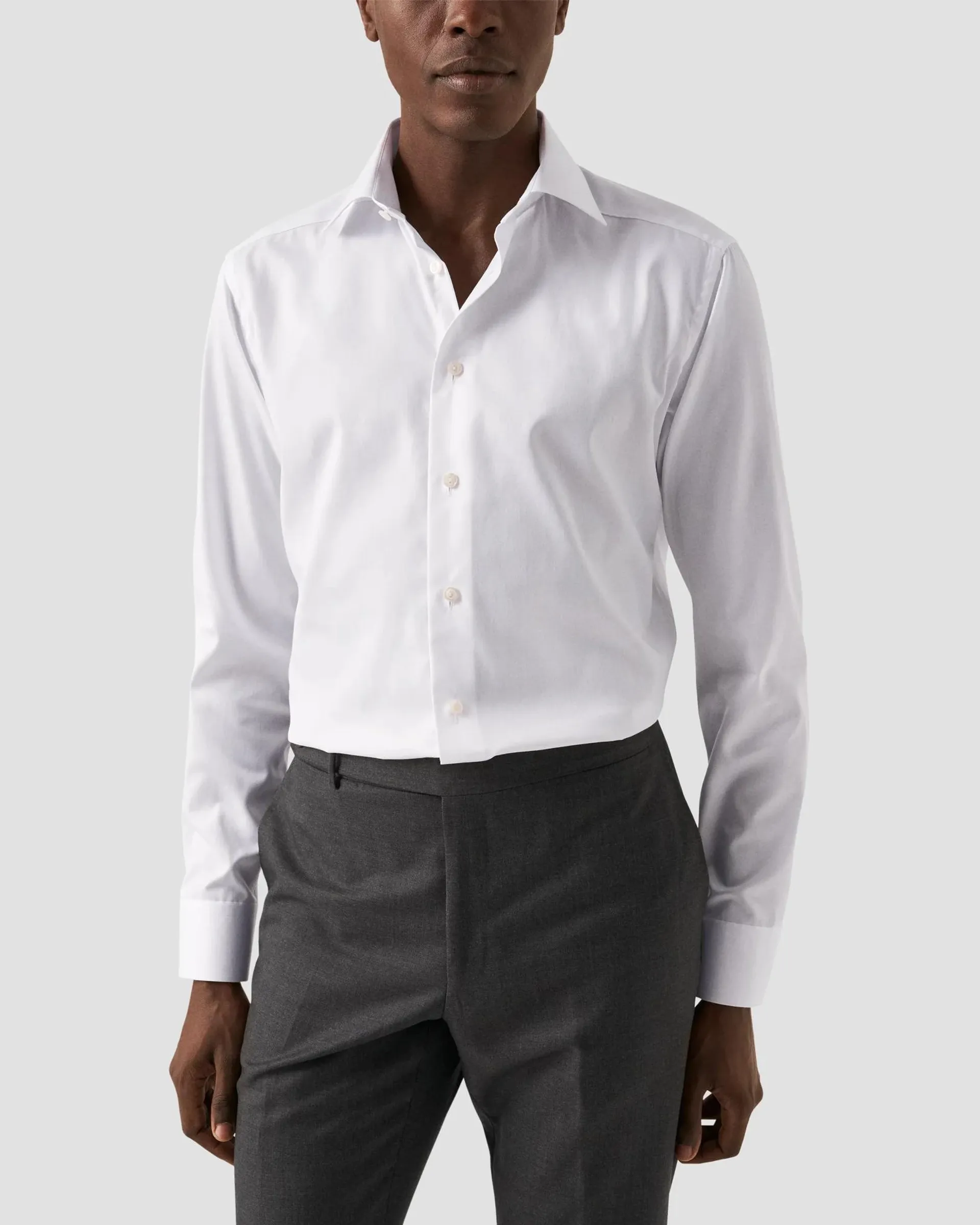 White Signature Twill Shirt