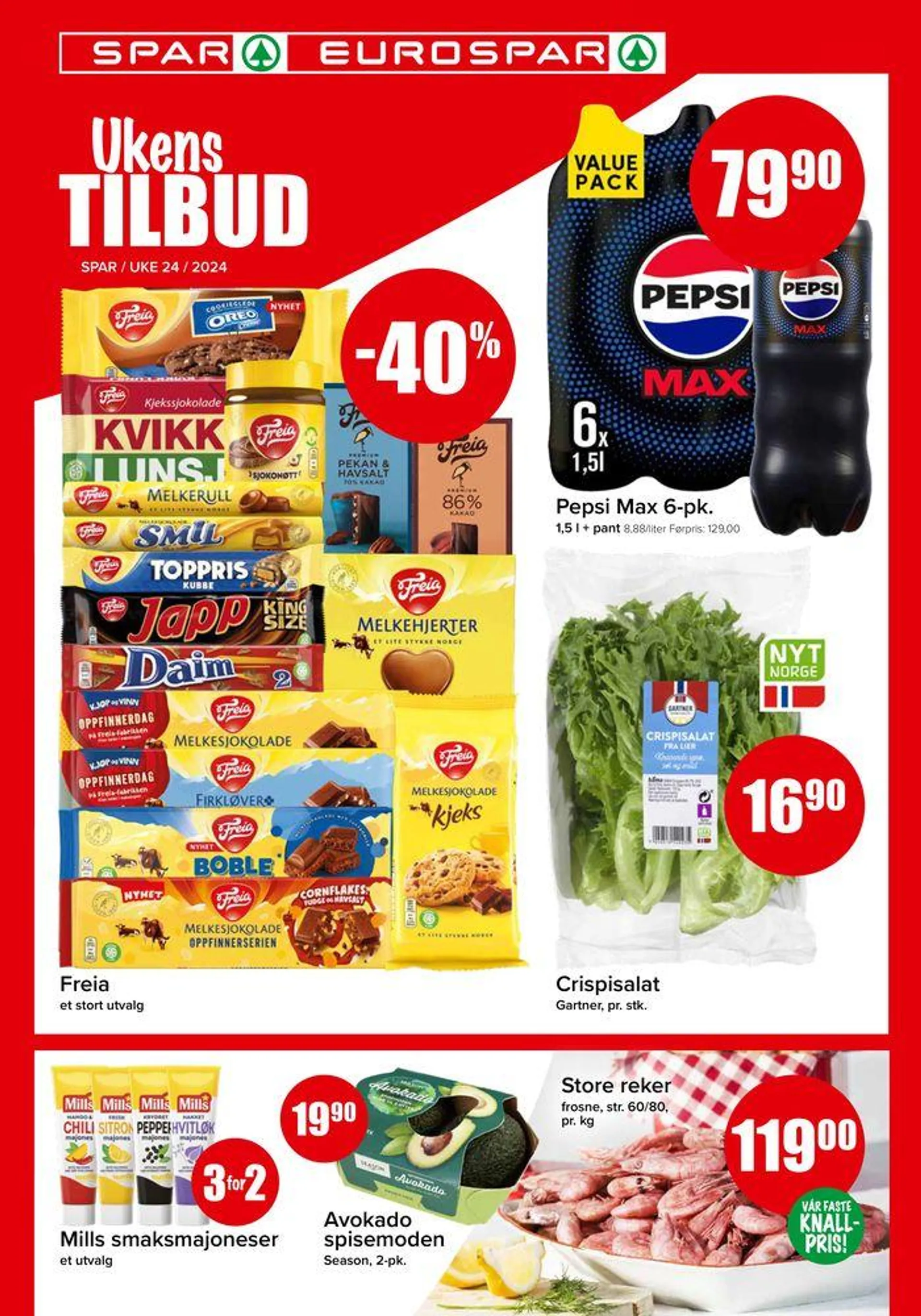 Spar Kundeavis fra 9. juni til 23. juni 2024 - kundeavisside 1