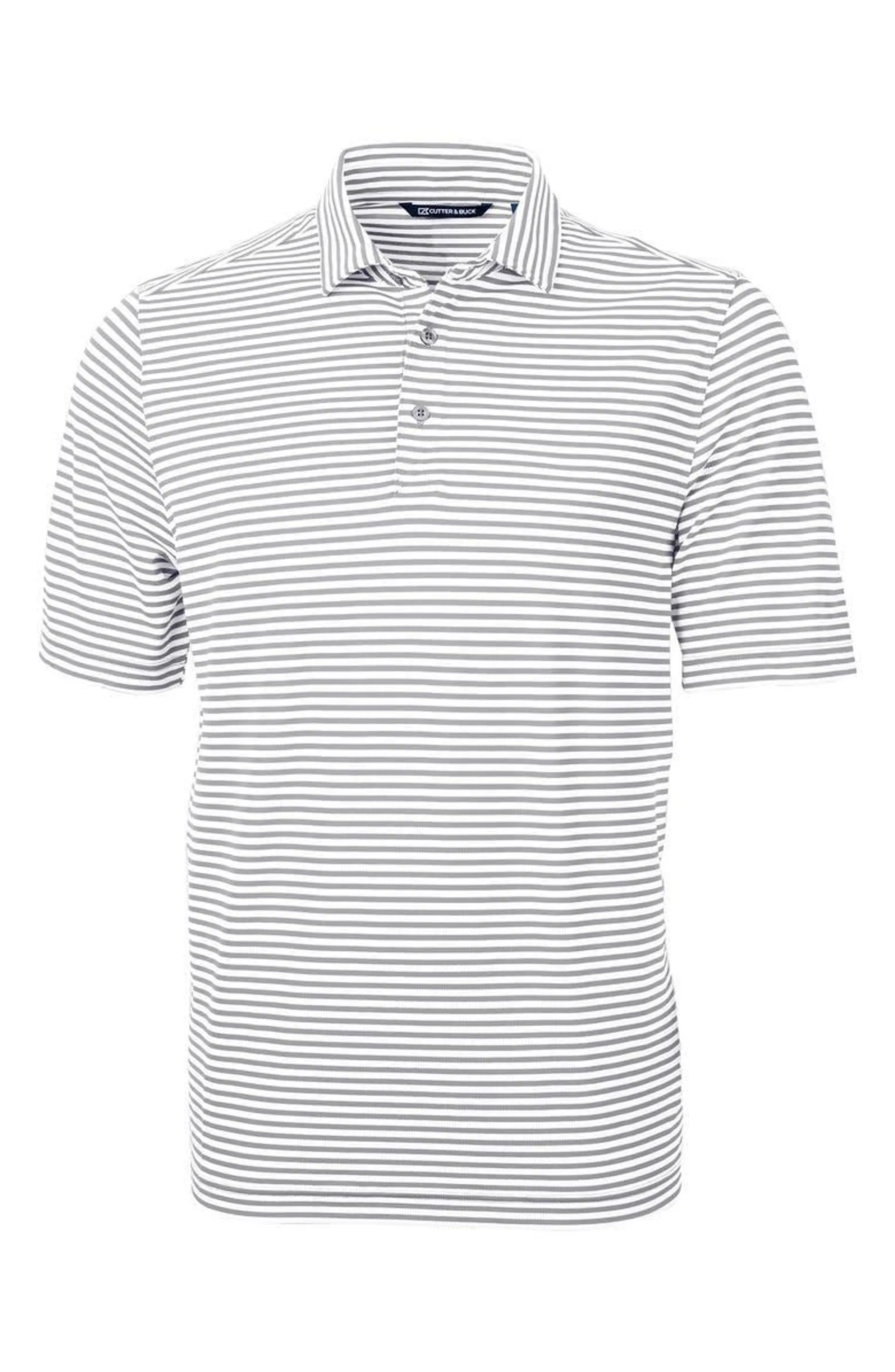 Virtue Eco Piqué Stripe Polo