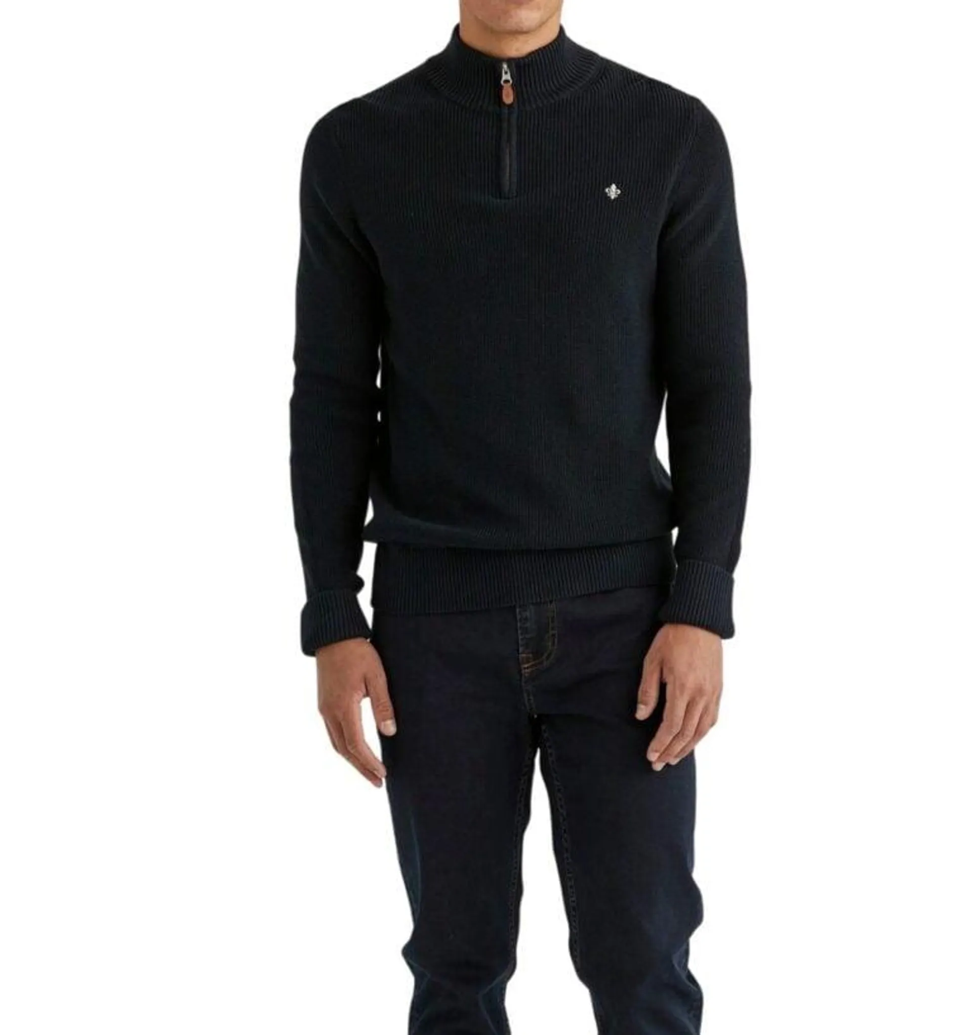 Bernard Half Zip – Blå
