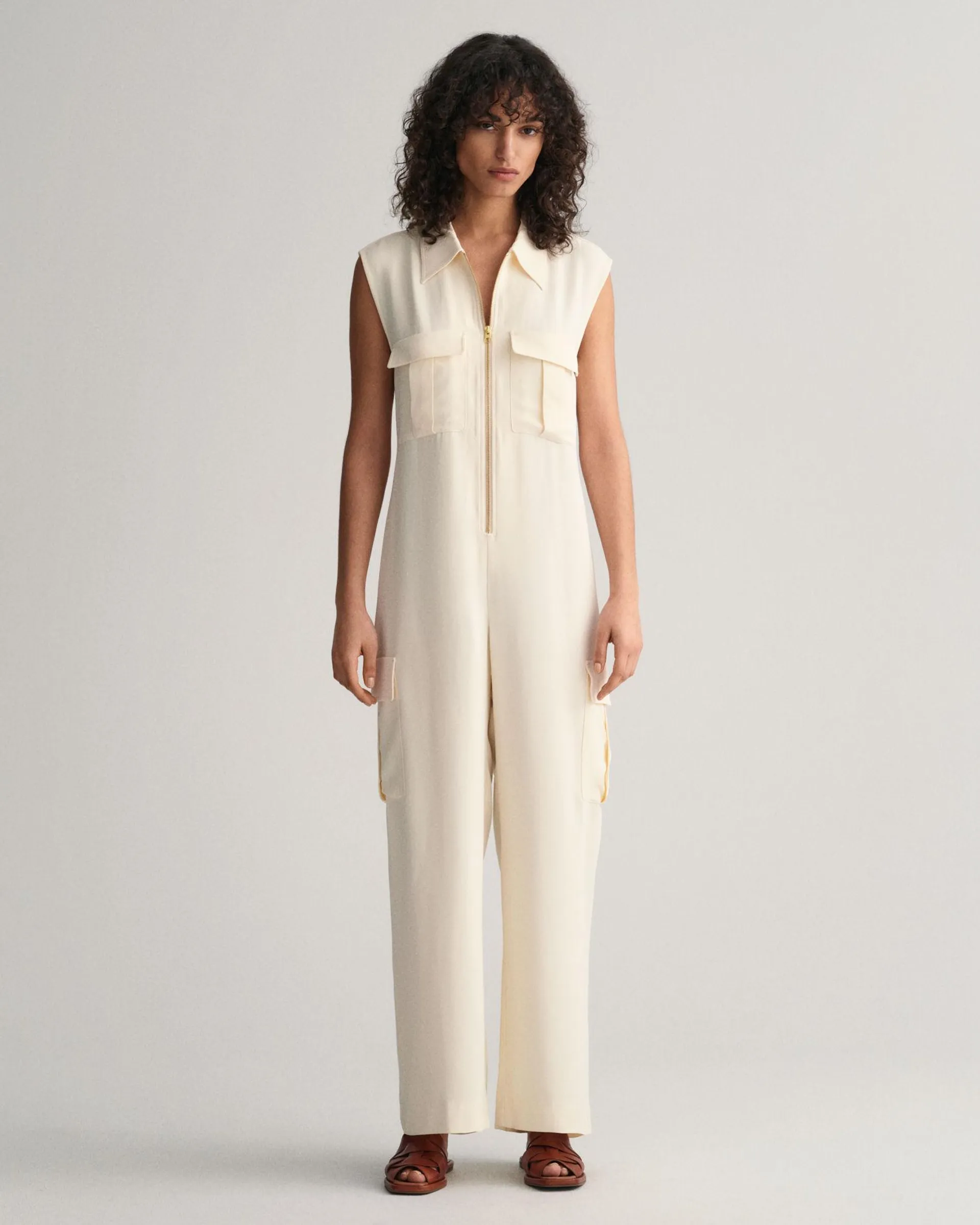 Cargo Jumpsuit med klafflommer