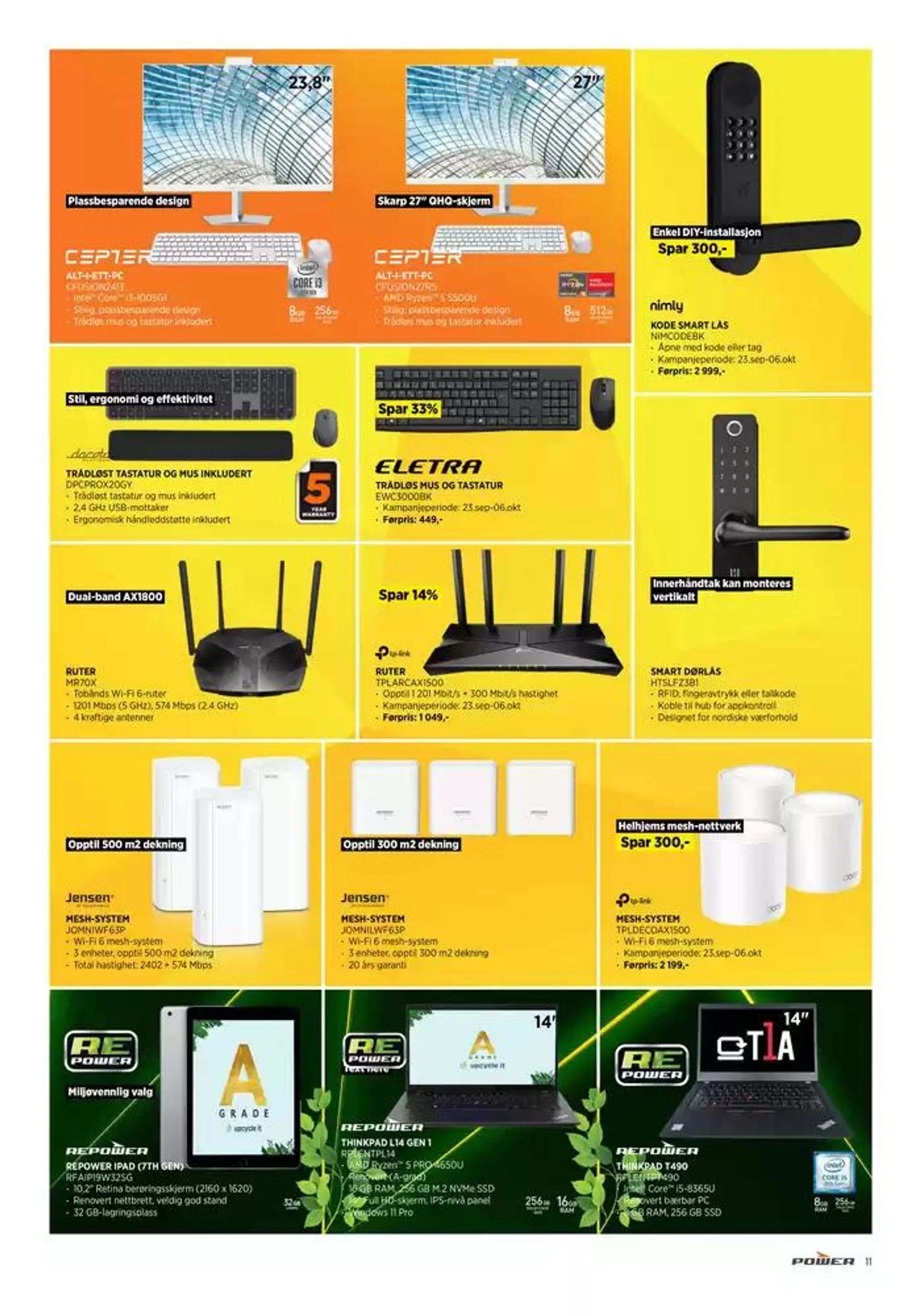 POWER Kundeavis fra 1. oktober til 15. oktober 2024 - kundeavisside 11