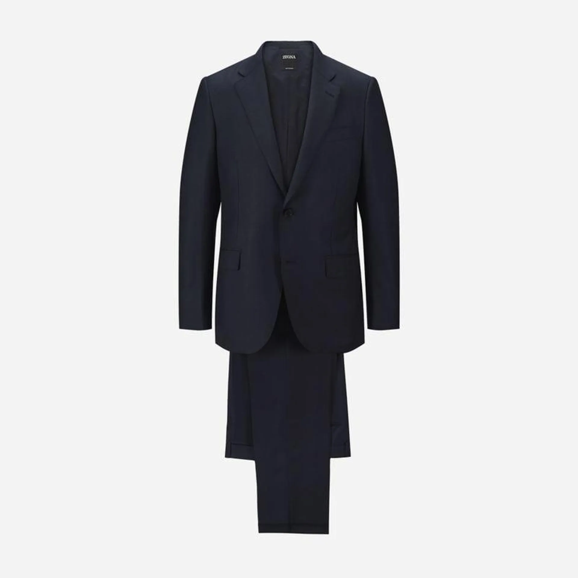 2 Pieces Suit Check - Blue Navy