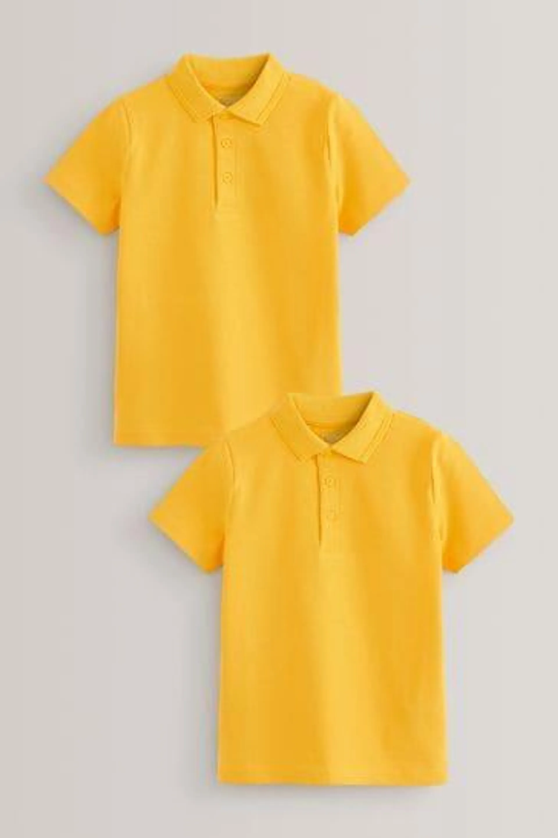 Cotton School Short Sleeve Polo Shirts (3-16yrs)