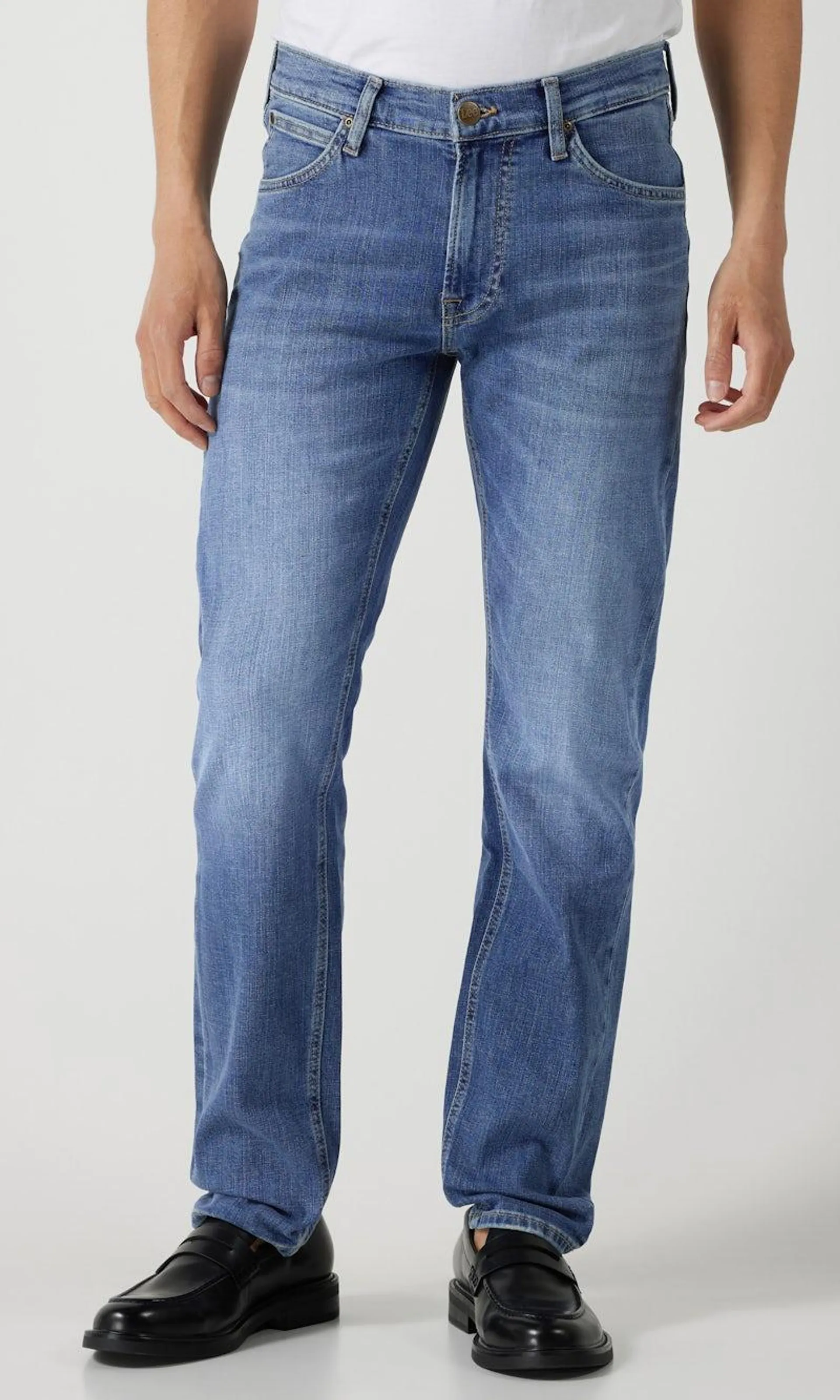 Daren Zipfly Medium Blå Jeans