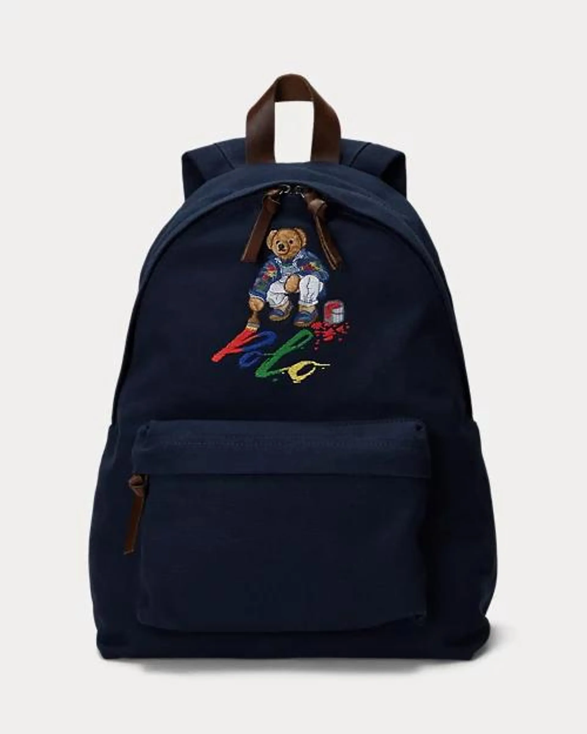 Polo Bear Canvas Backpack