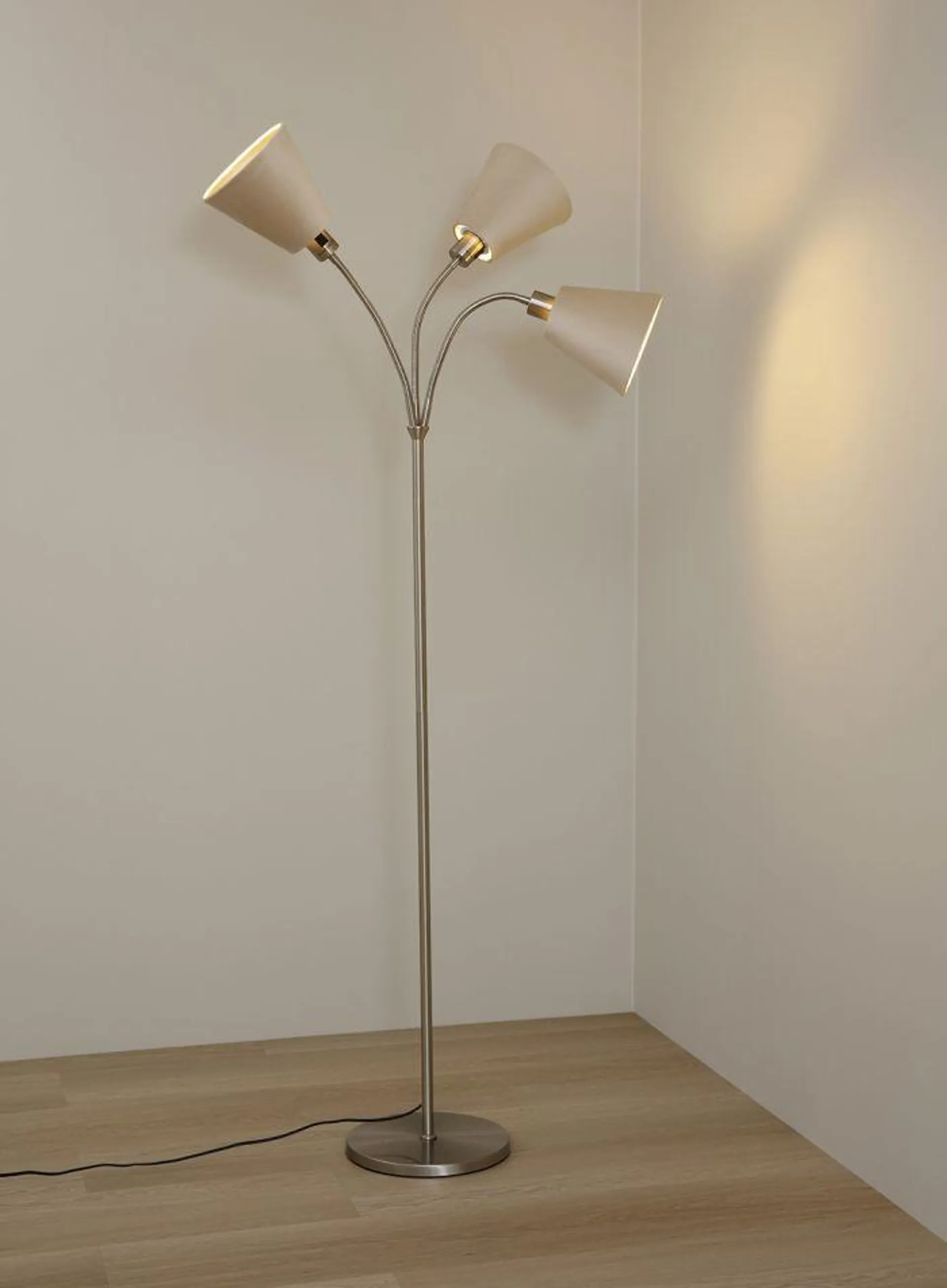 Tosca-3 gulvlampe - stål